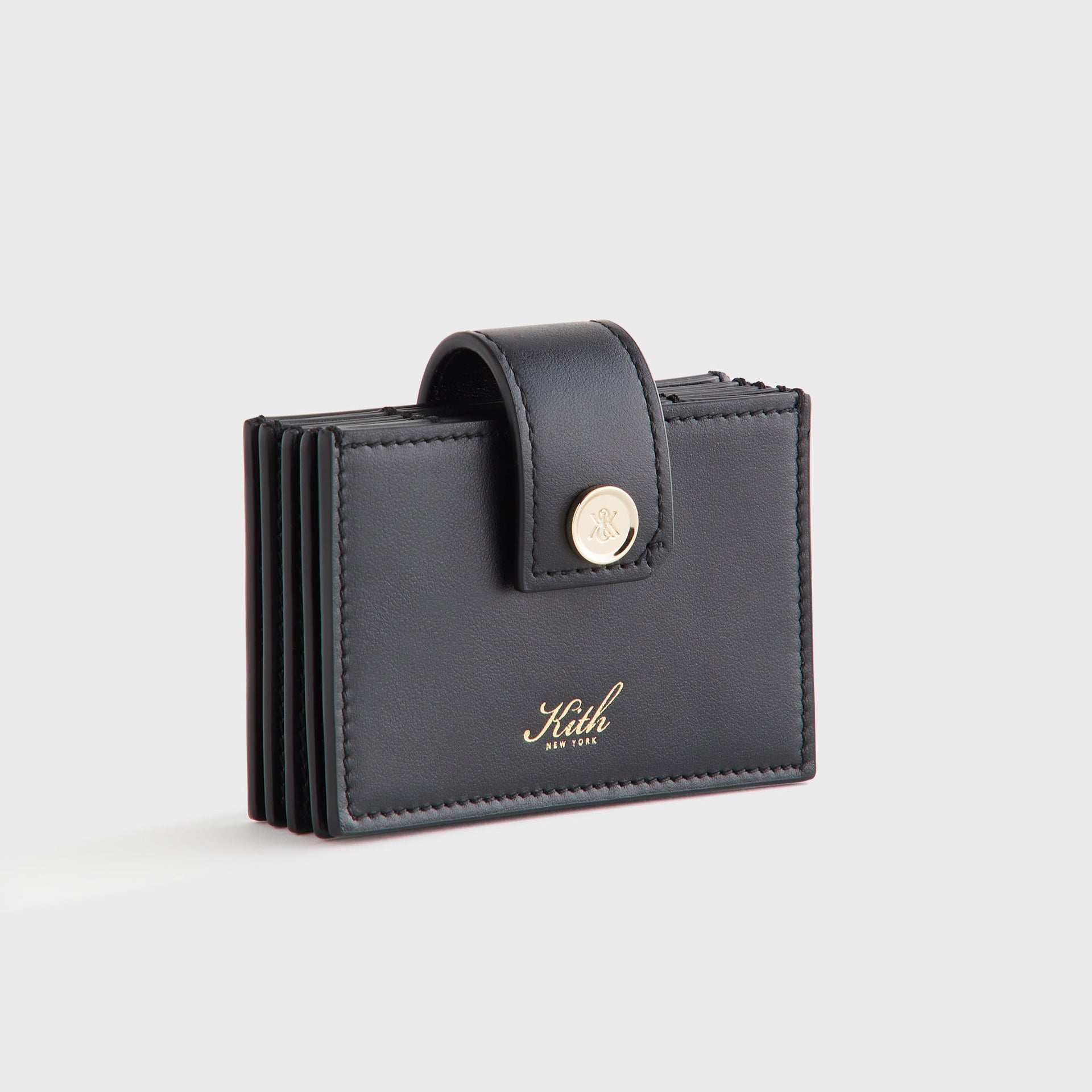 Kith Women Notch Accordion Wallet - Black