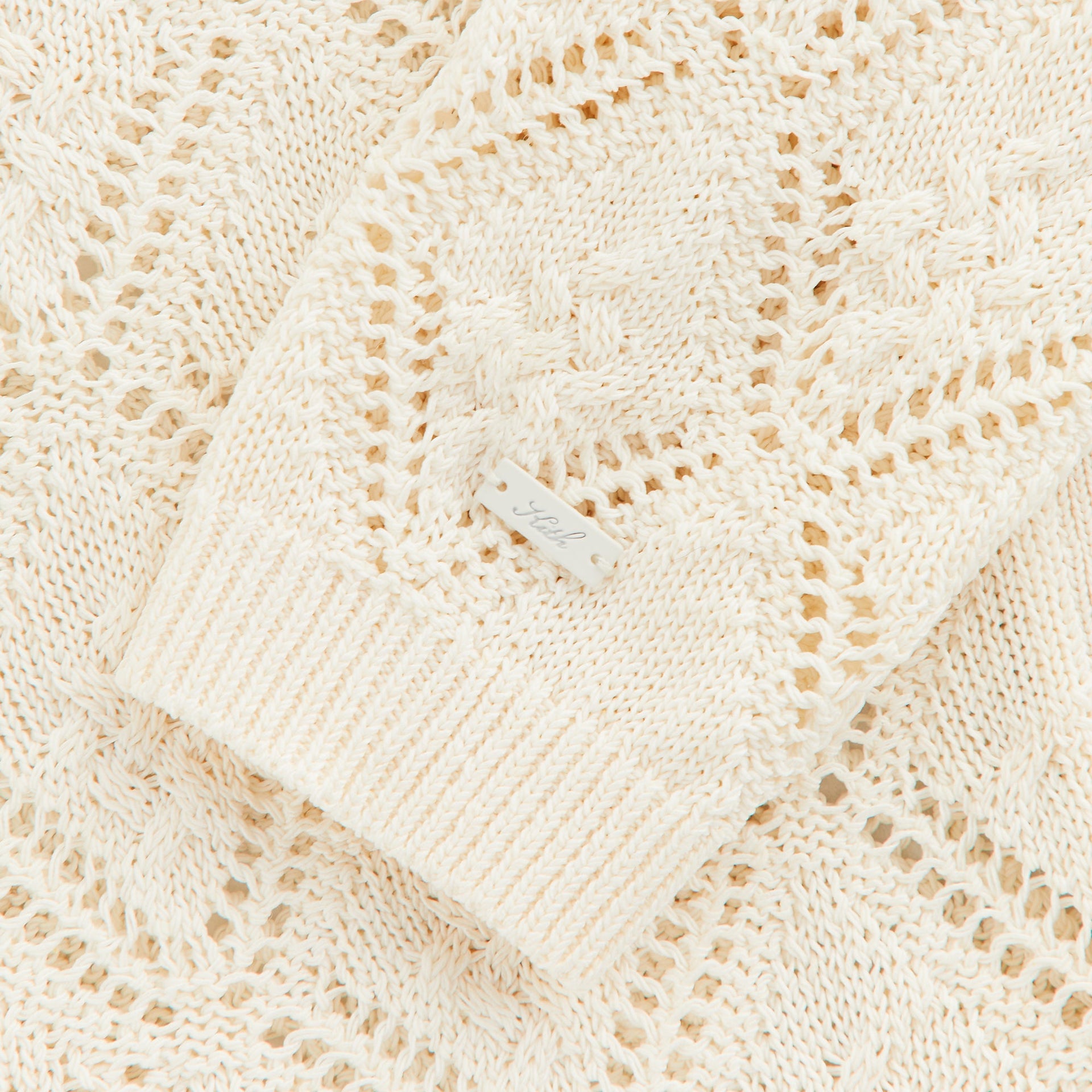 Kith Women Tori Crochet Knit Top - Silk