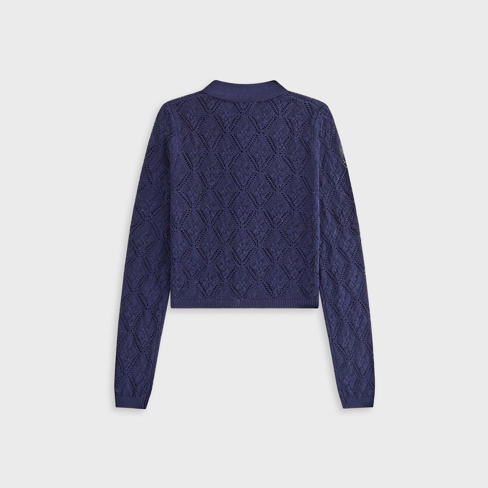Kith Women Tori Crochet Knit Top - Nocturnal