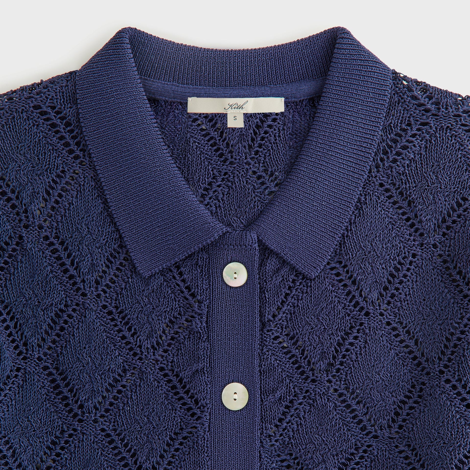 Kith Women Tori Crochet Knit Top - Nocturnal