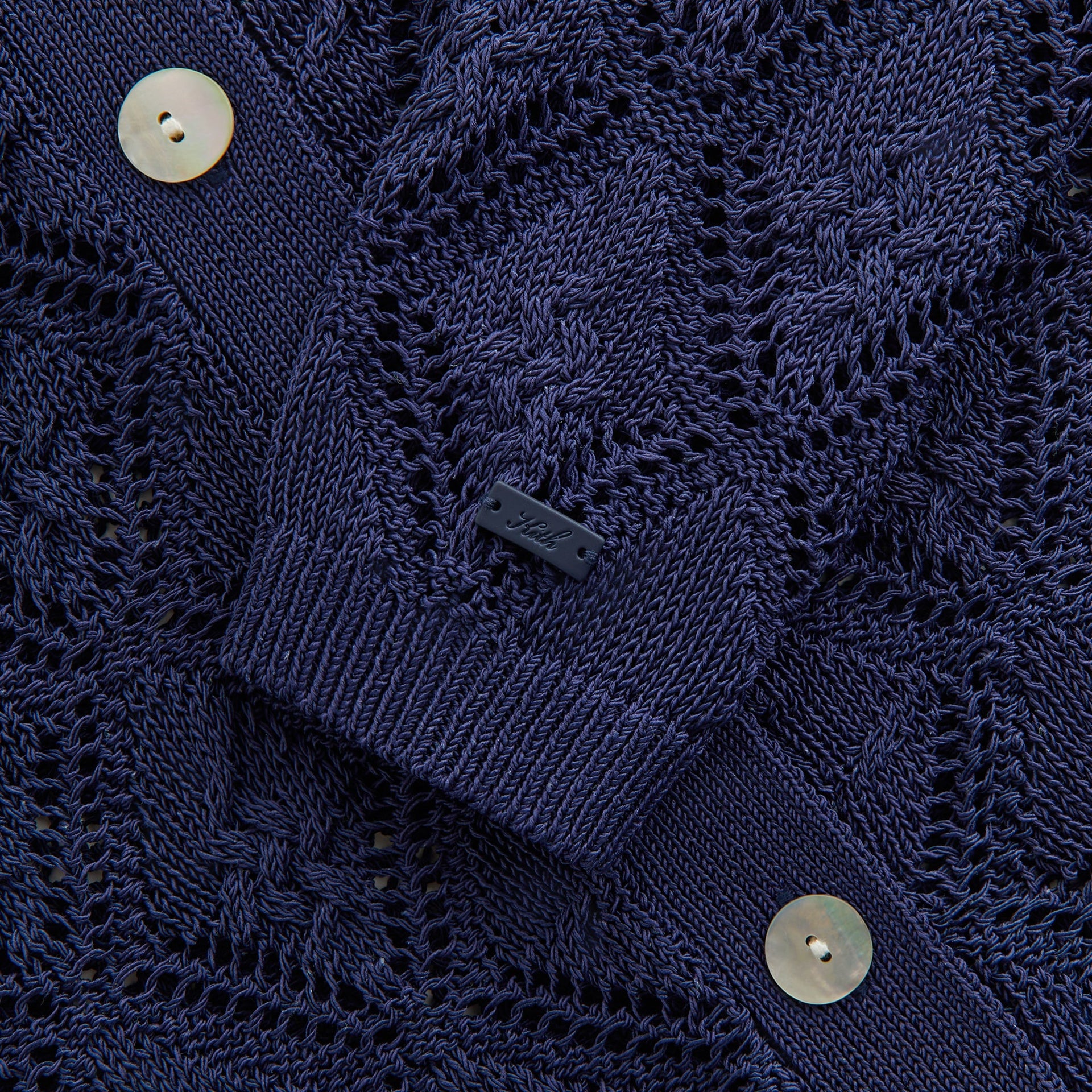 Kith Women Tori Crochet Knit Top - Nocturnal