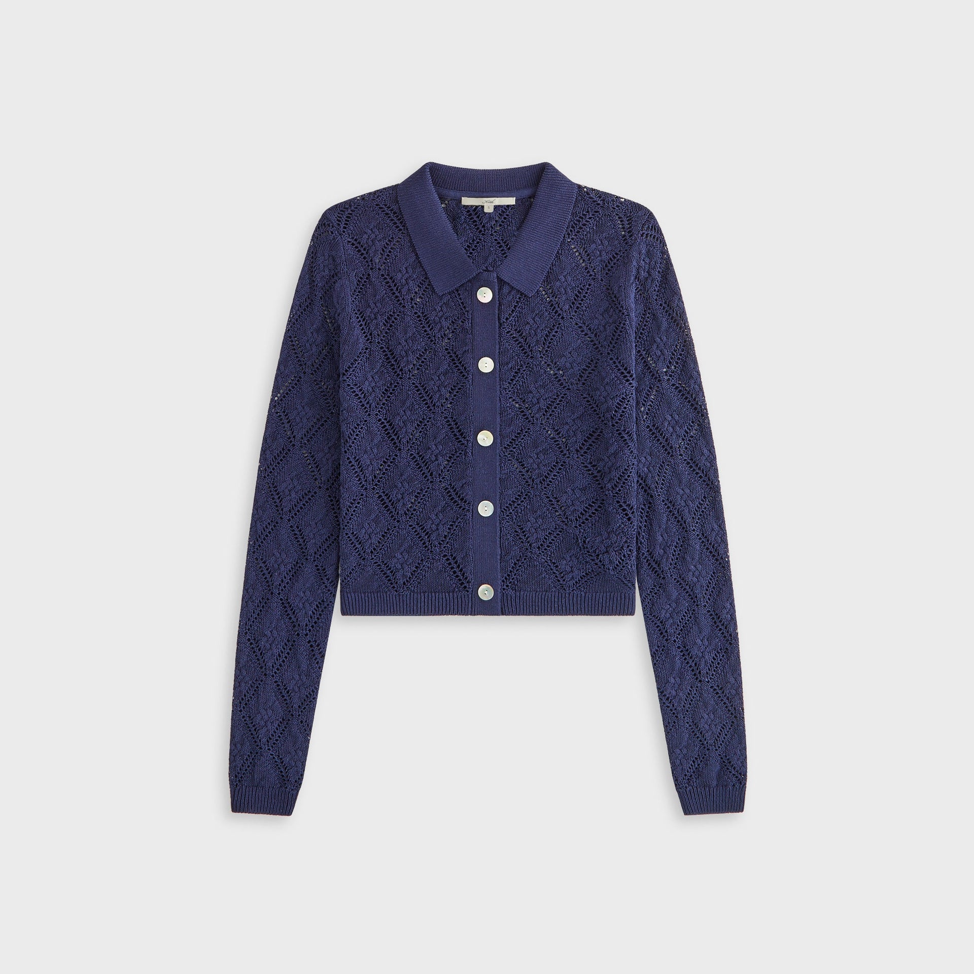 Kith Women Tori Crochet Knit Top - Nocturnal