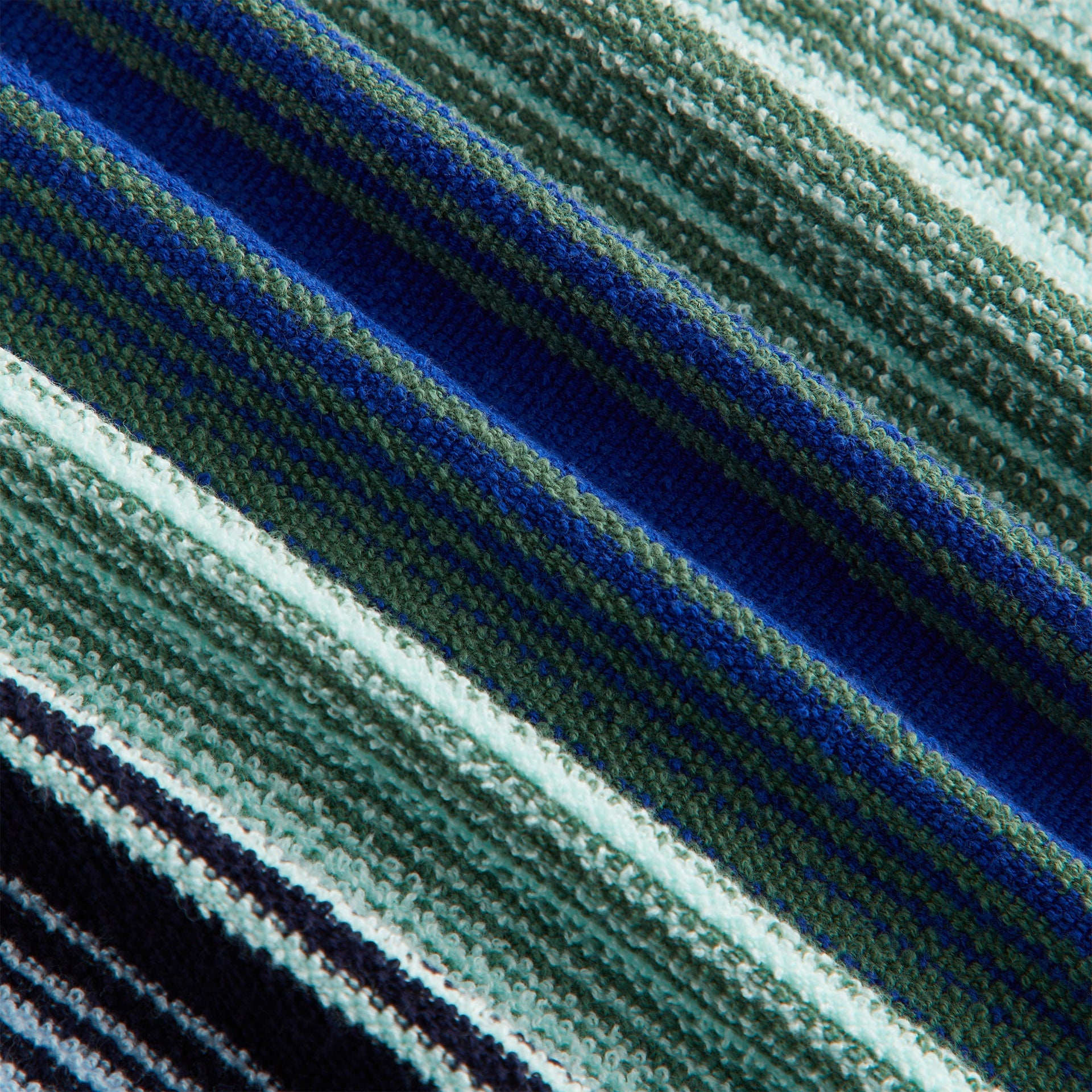 Kith Women Adley Shrunken Multi Sweater Hoodie - Celeste