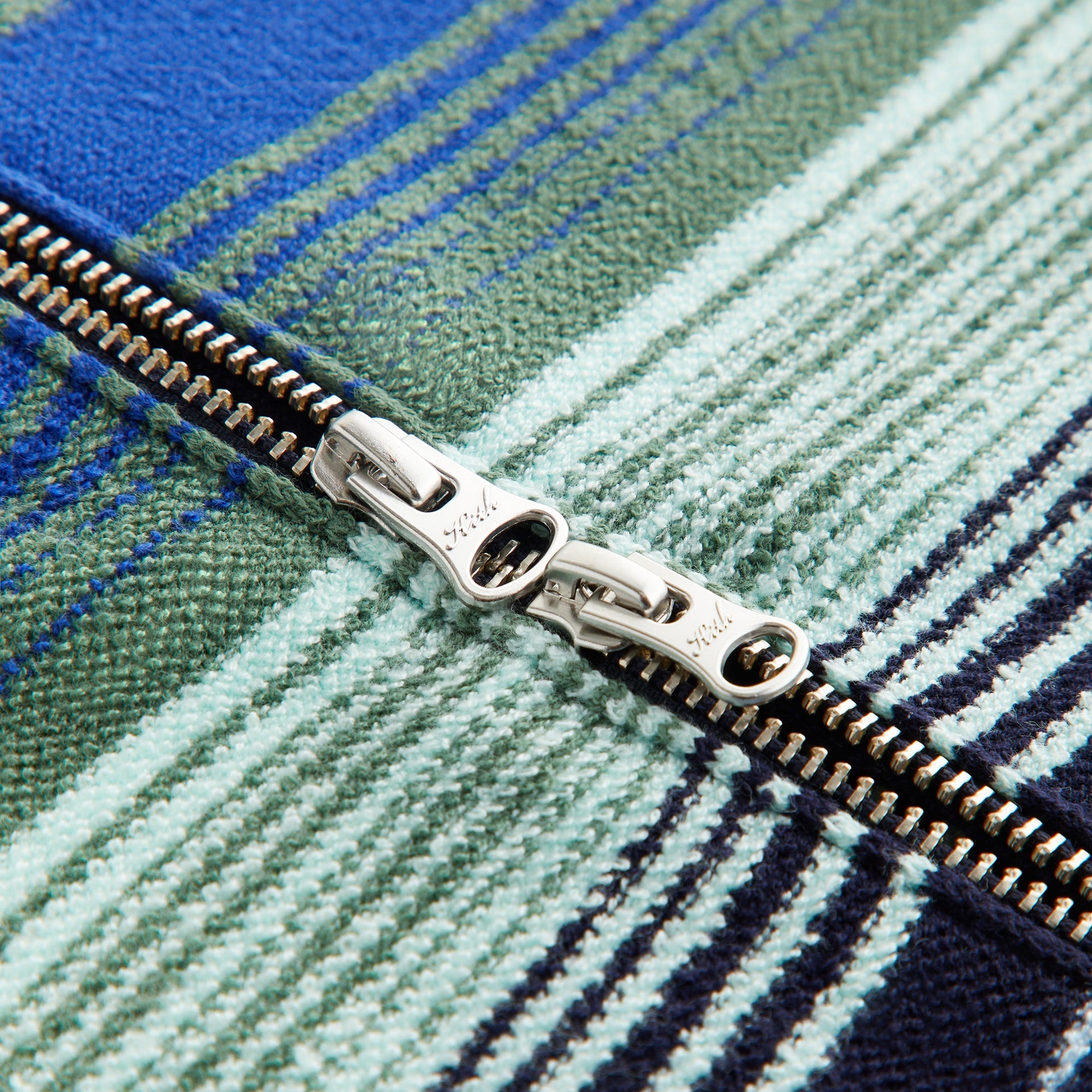 Kith Women Adley Shrunken Multi Sweater Hoodie - Celeste