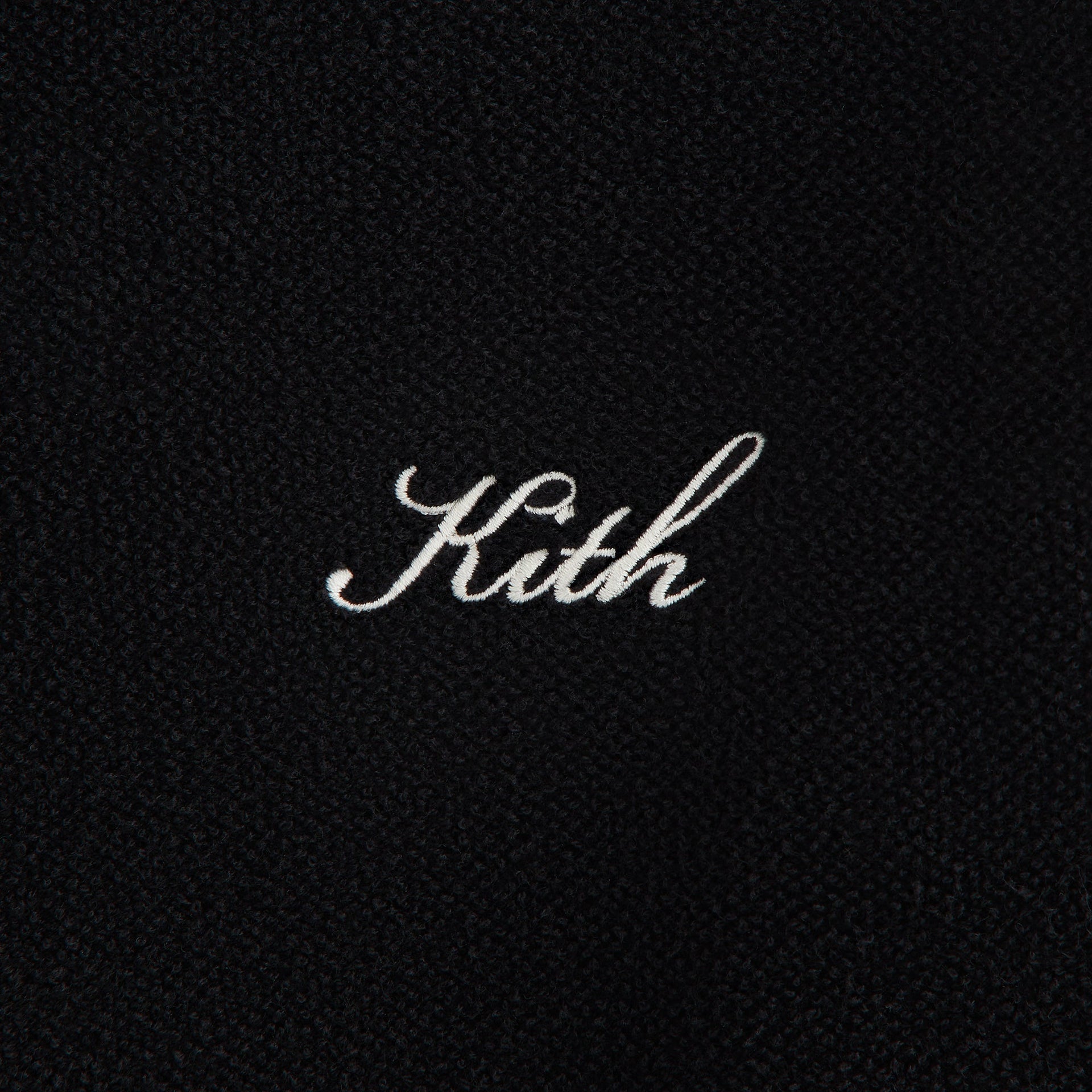 Kith Women Adley Shrunken Sweater Hoodie - Black