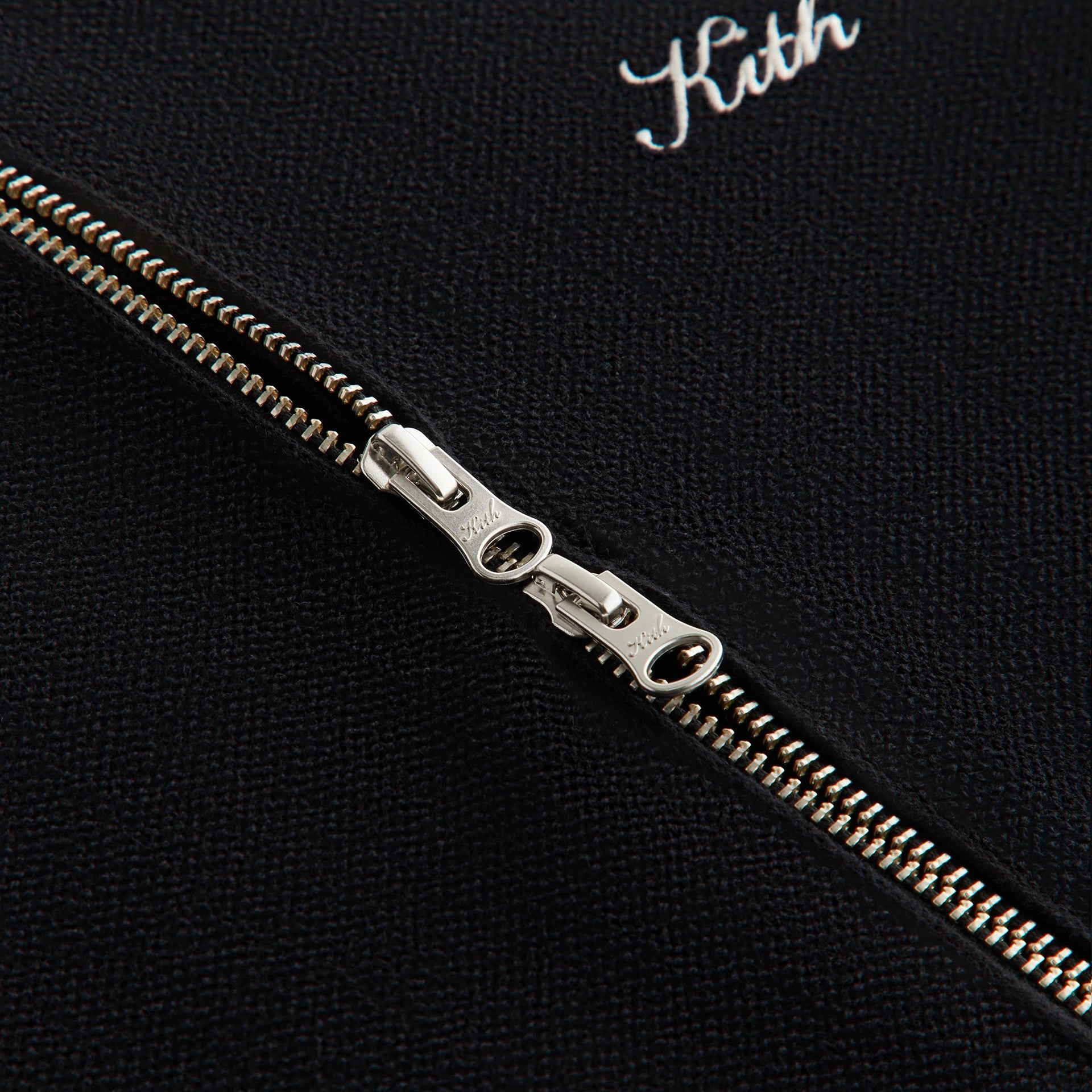 Kith Women Adley Shrunken Sweater Hoodie - Black