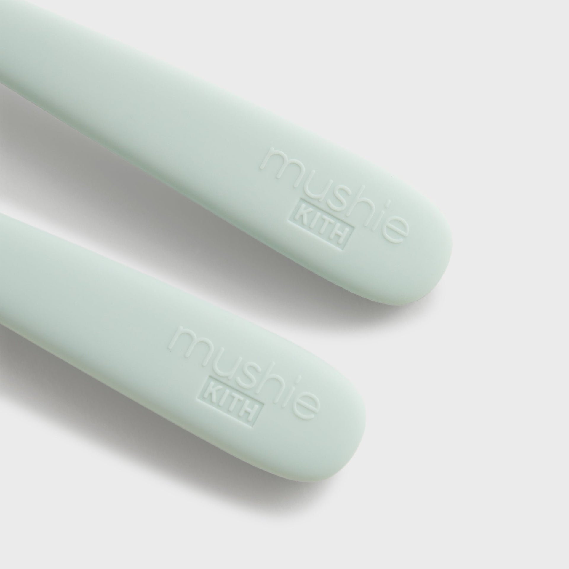 Kith Kids for Mushie Silicone Feeding Spoon 2 Pack - Helium