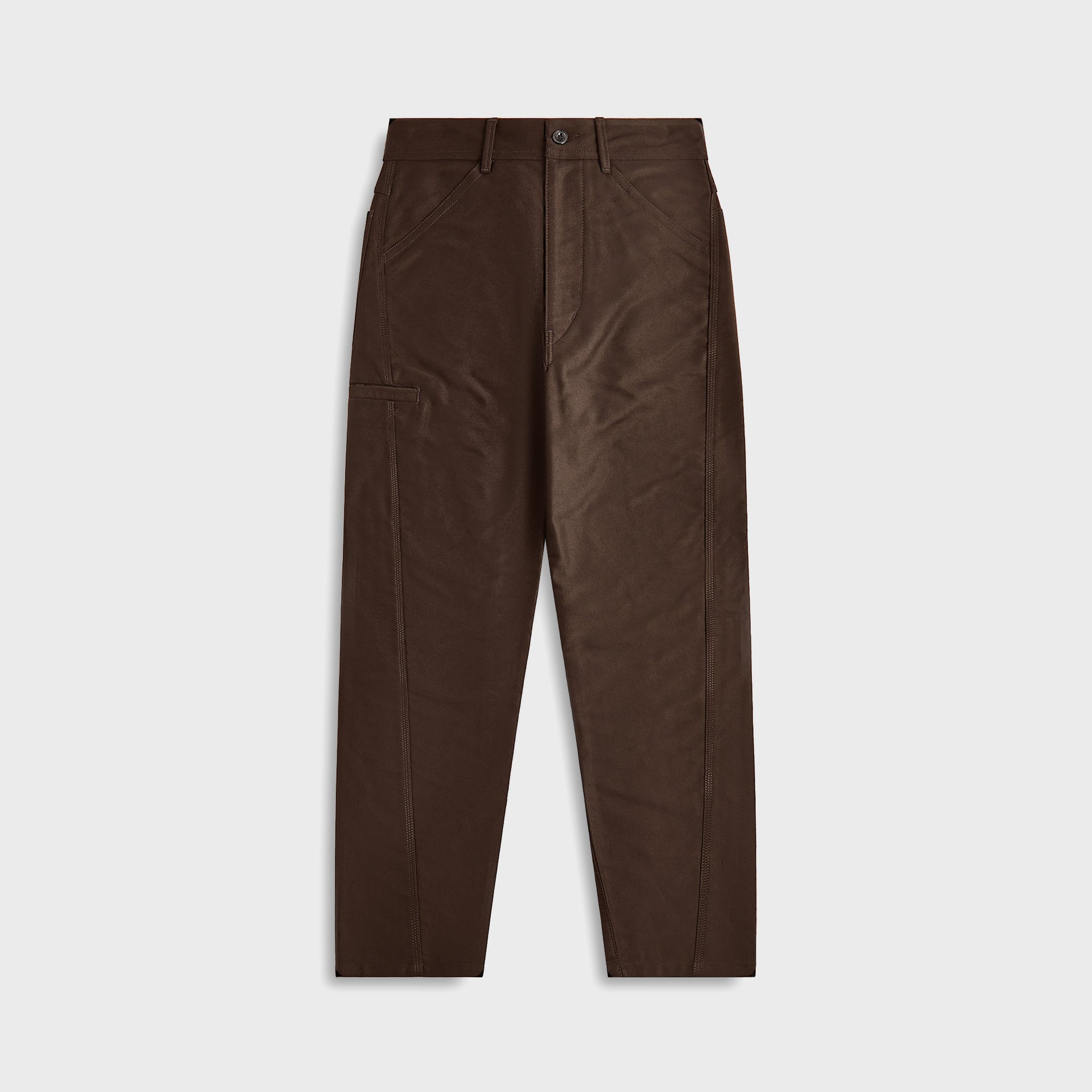 Pantalon de travail Lemaire Twisted - Marron foncé