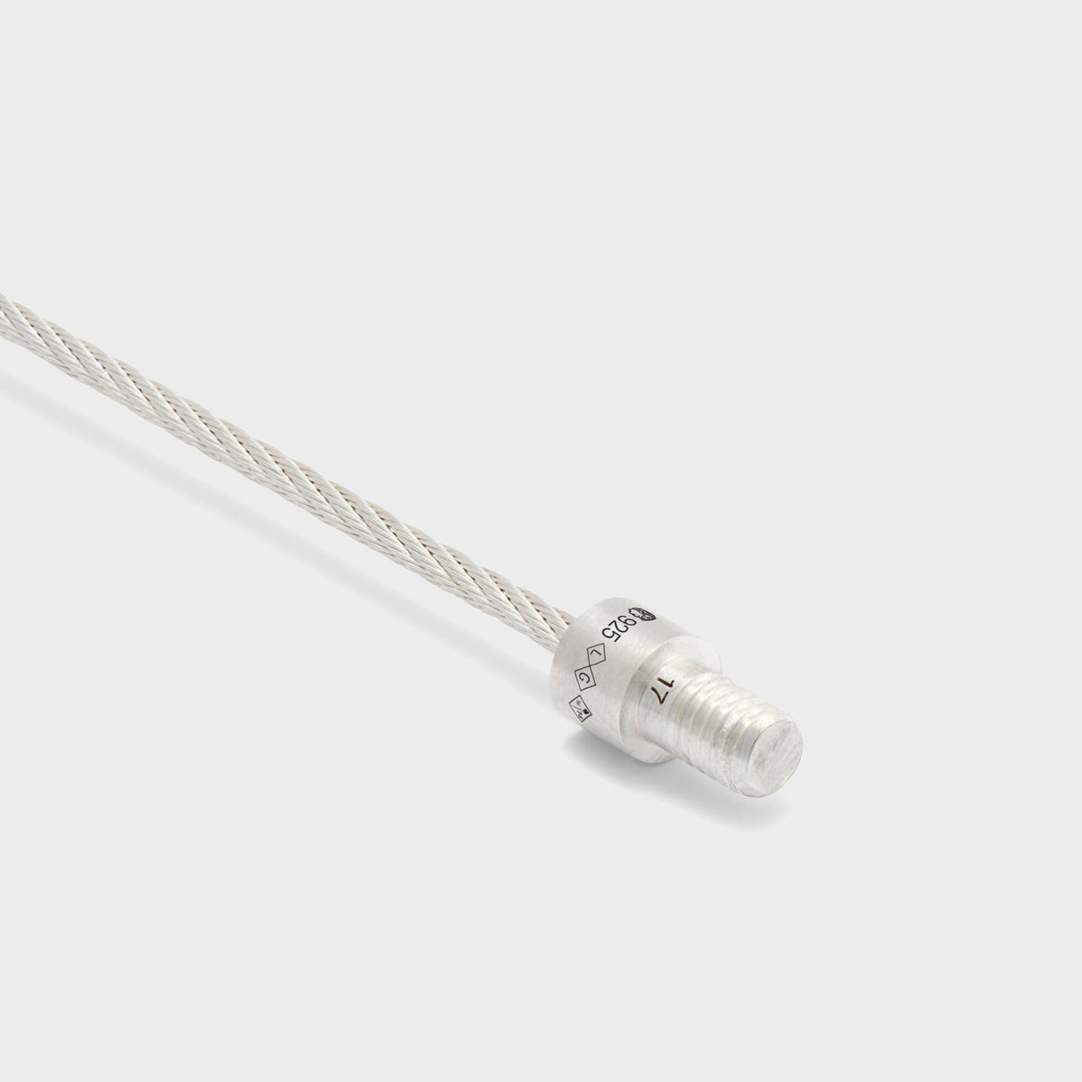 Le Gramme 7g Cable Bracelet - Silver
