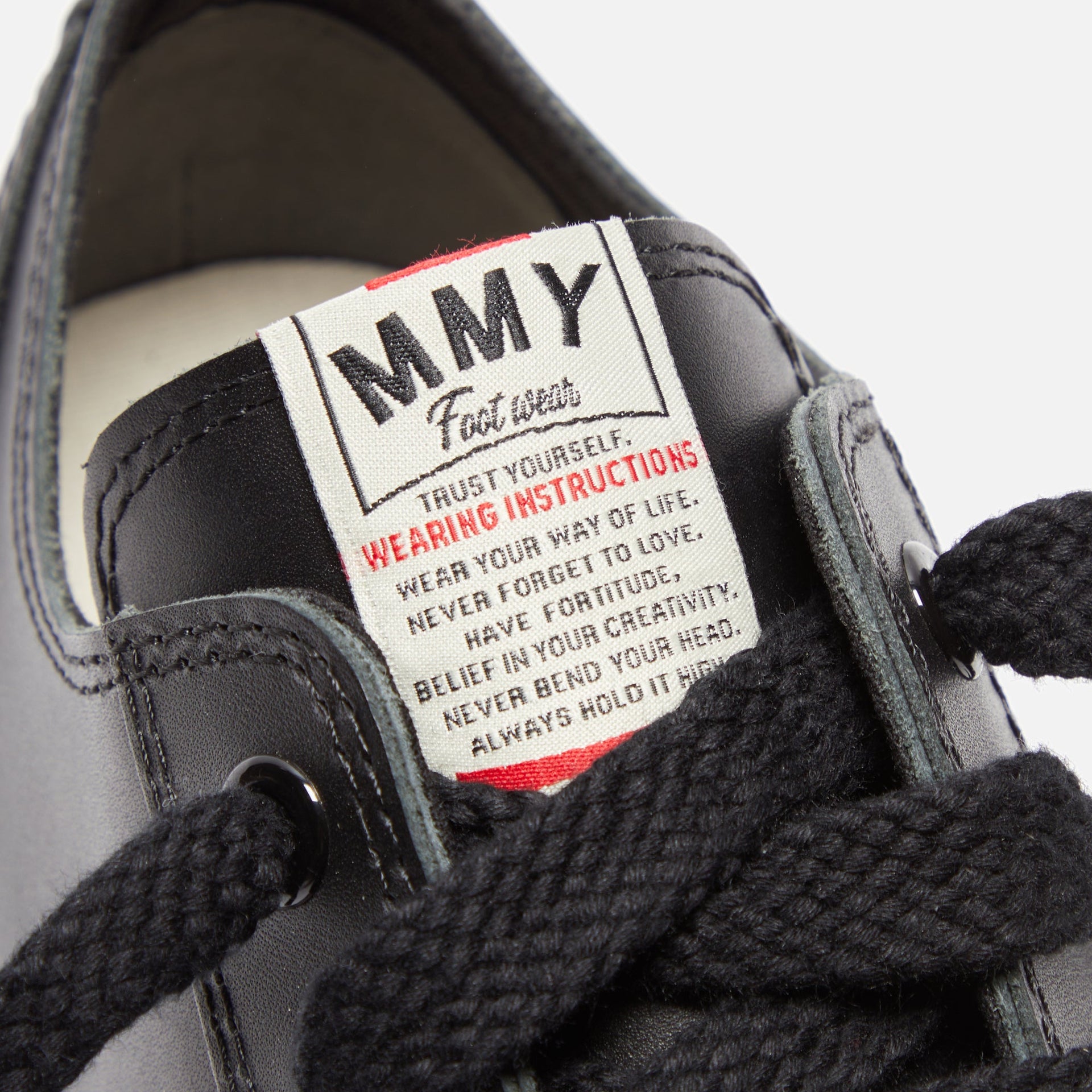 Mihara Yasuhiro Peterson 23 Low OG Sole Leather - Noir