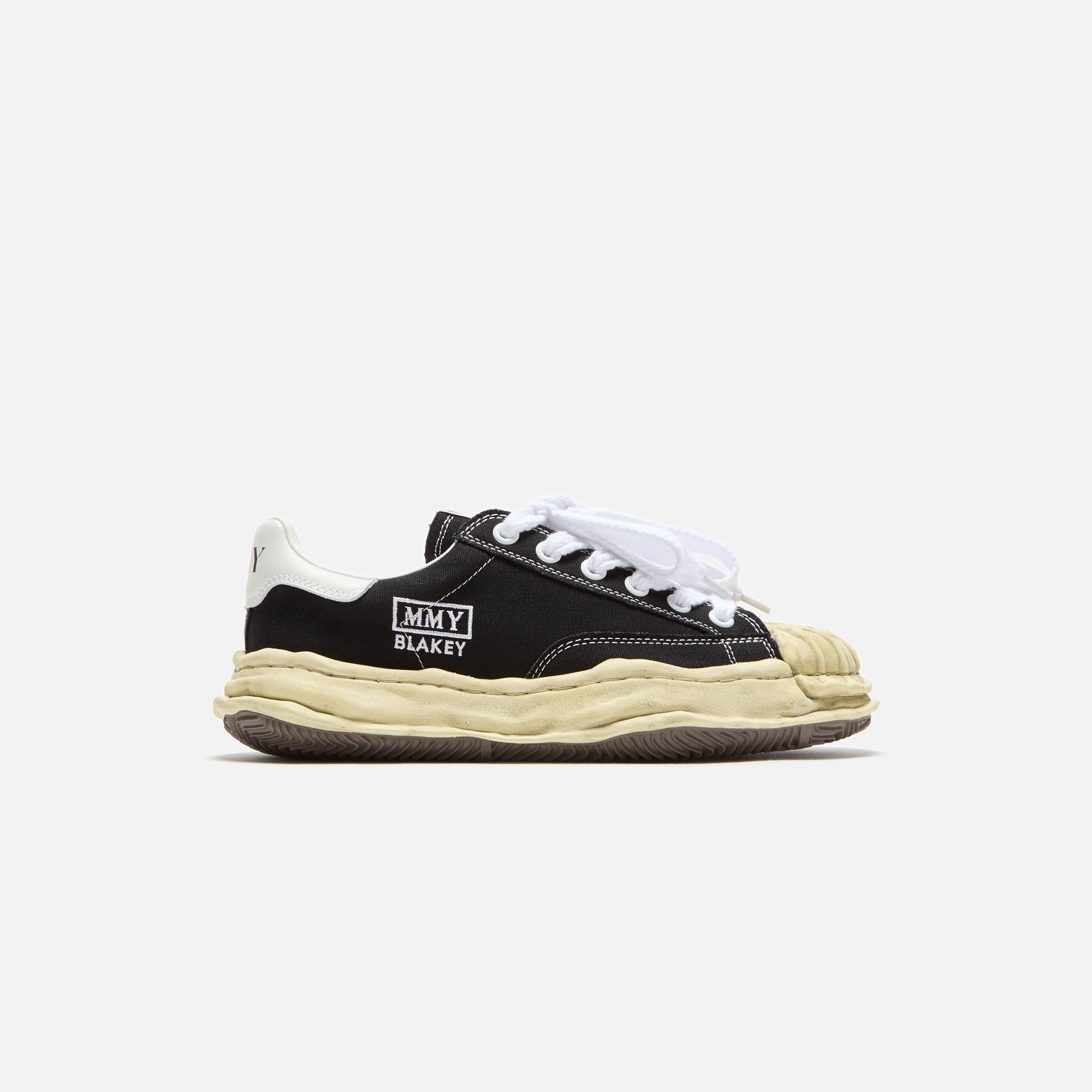 Mihara Yasuhiro Blakey Original Sole Canvas Low - Vintage Dyed Black