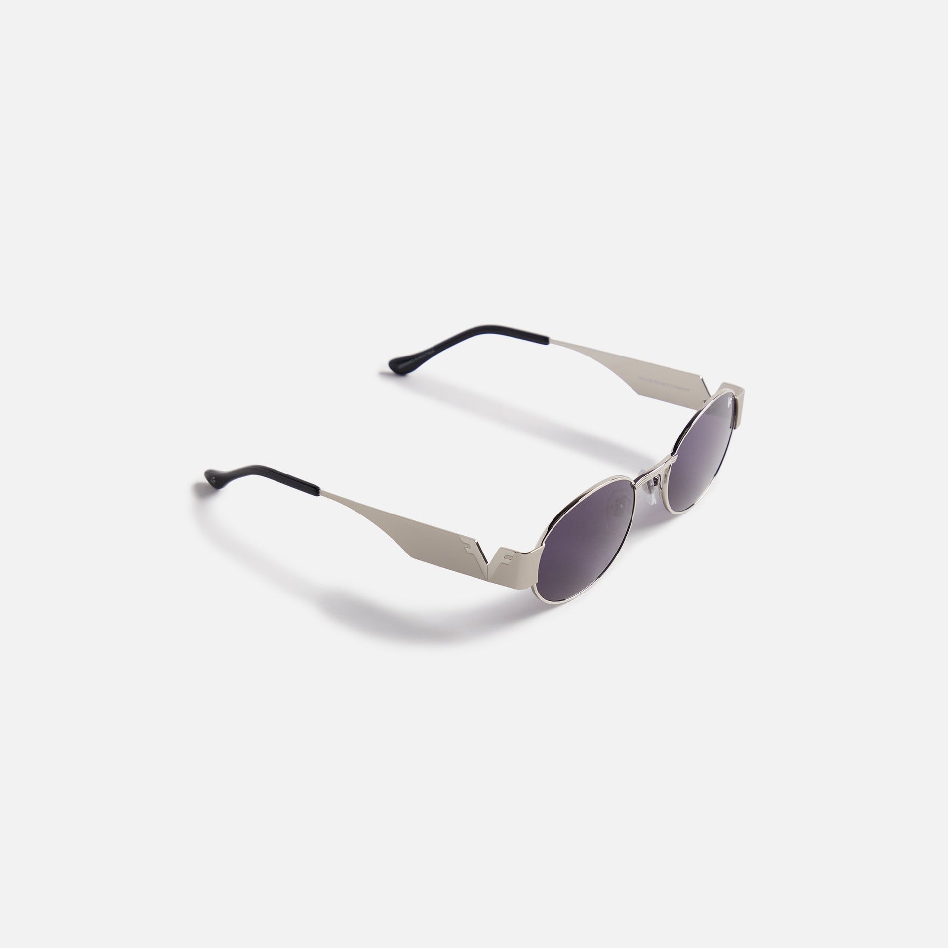 Cadres vintage Cypher - Or blanc / Noir