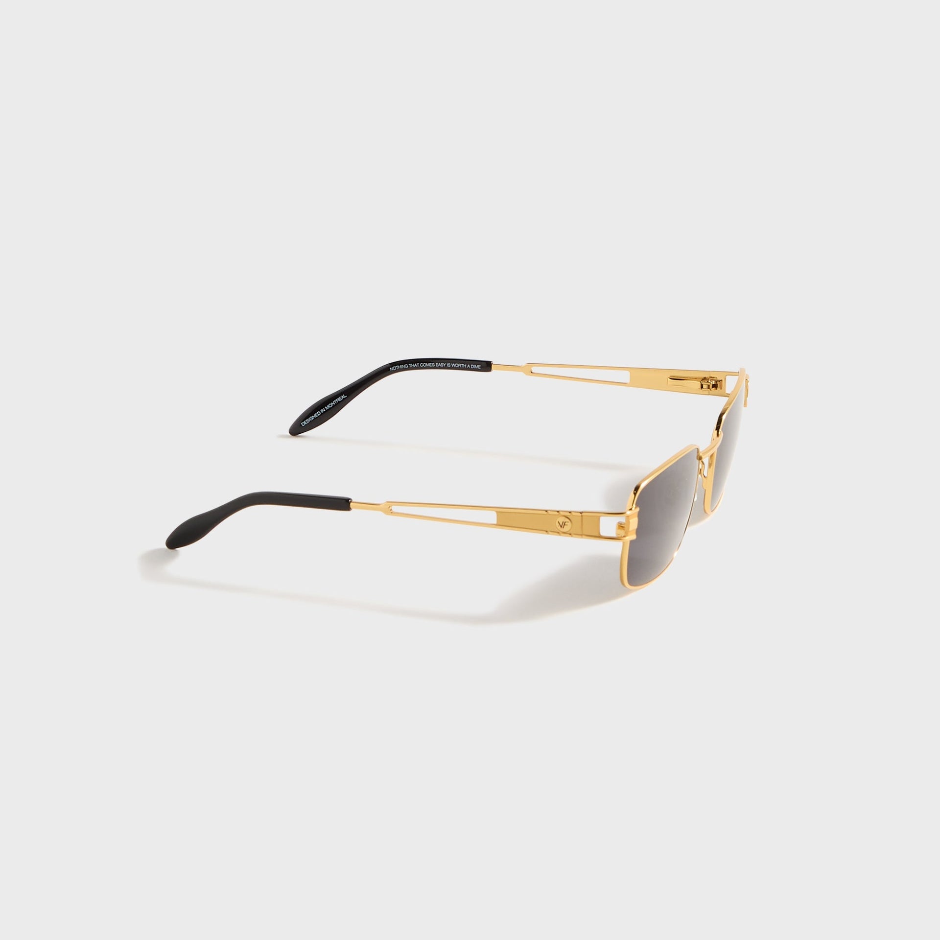 Cadres Vintage Dime 24KT - Or jaune / Noir