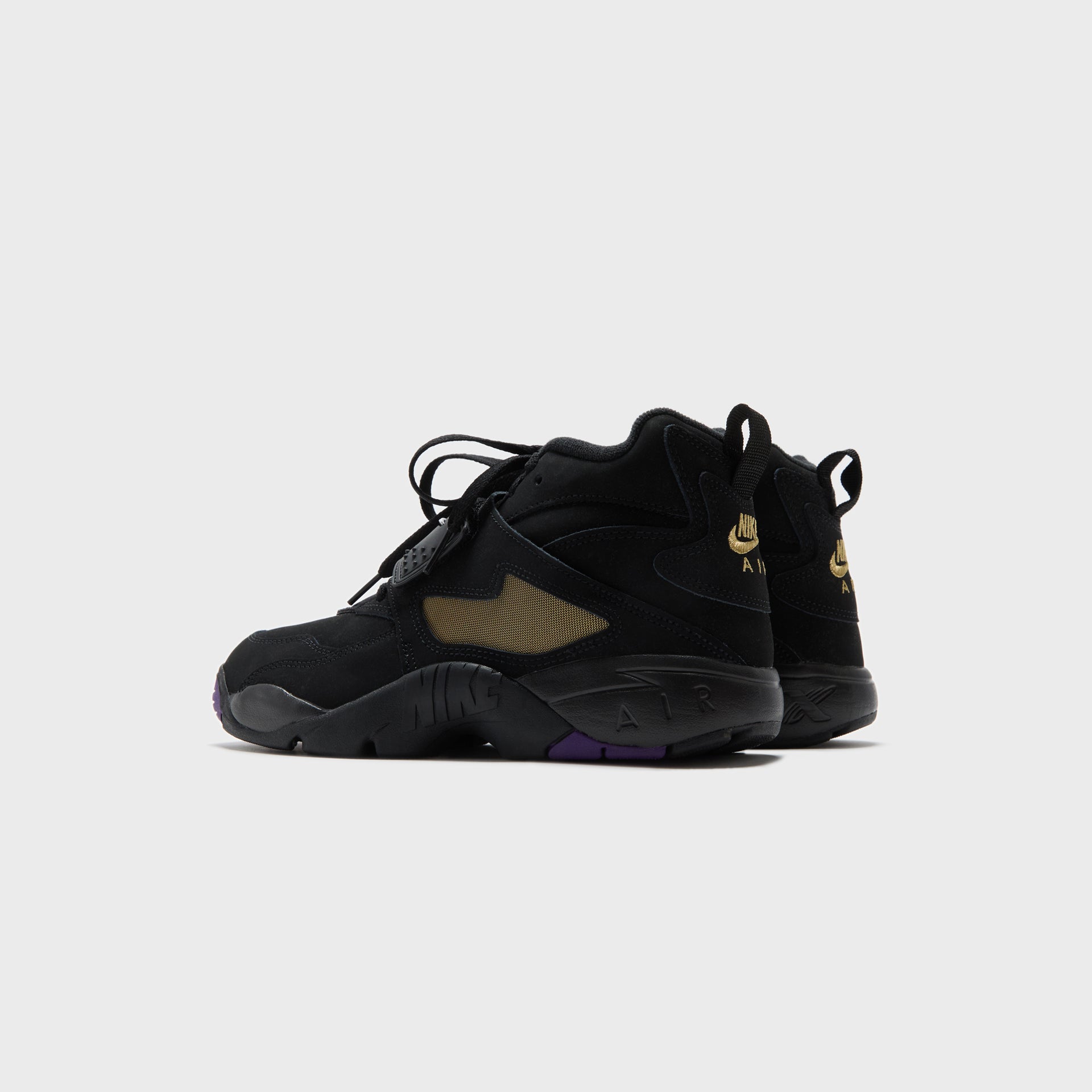 Nike Air Diamond Turf - Black / White / Club Purple / Metallic Gold