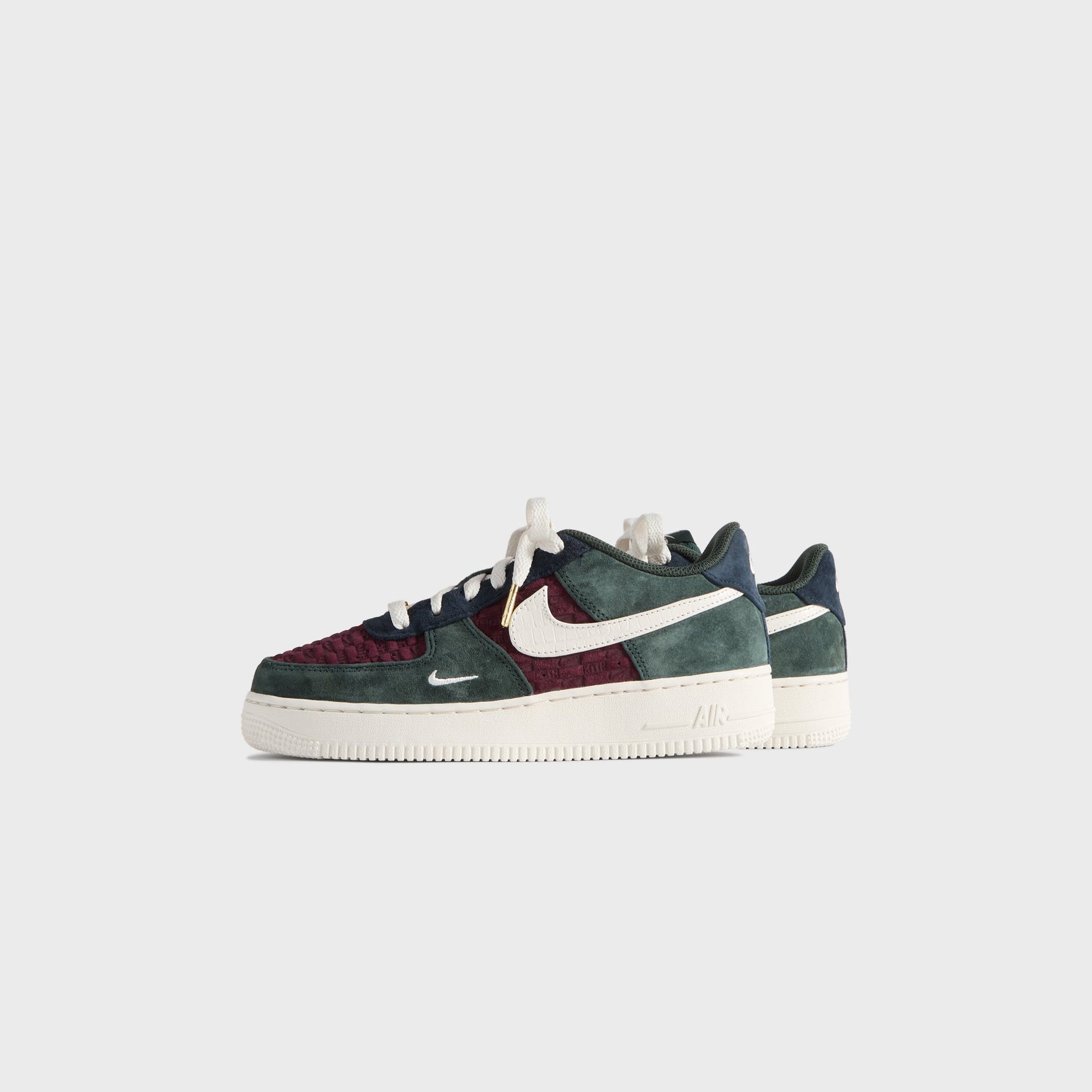 Kith for Nike GS Air Force 1 Low Lace - Night Maroon / Phantom