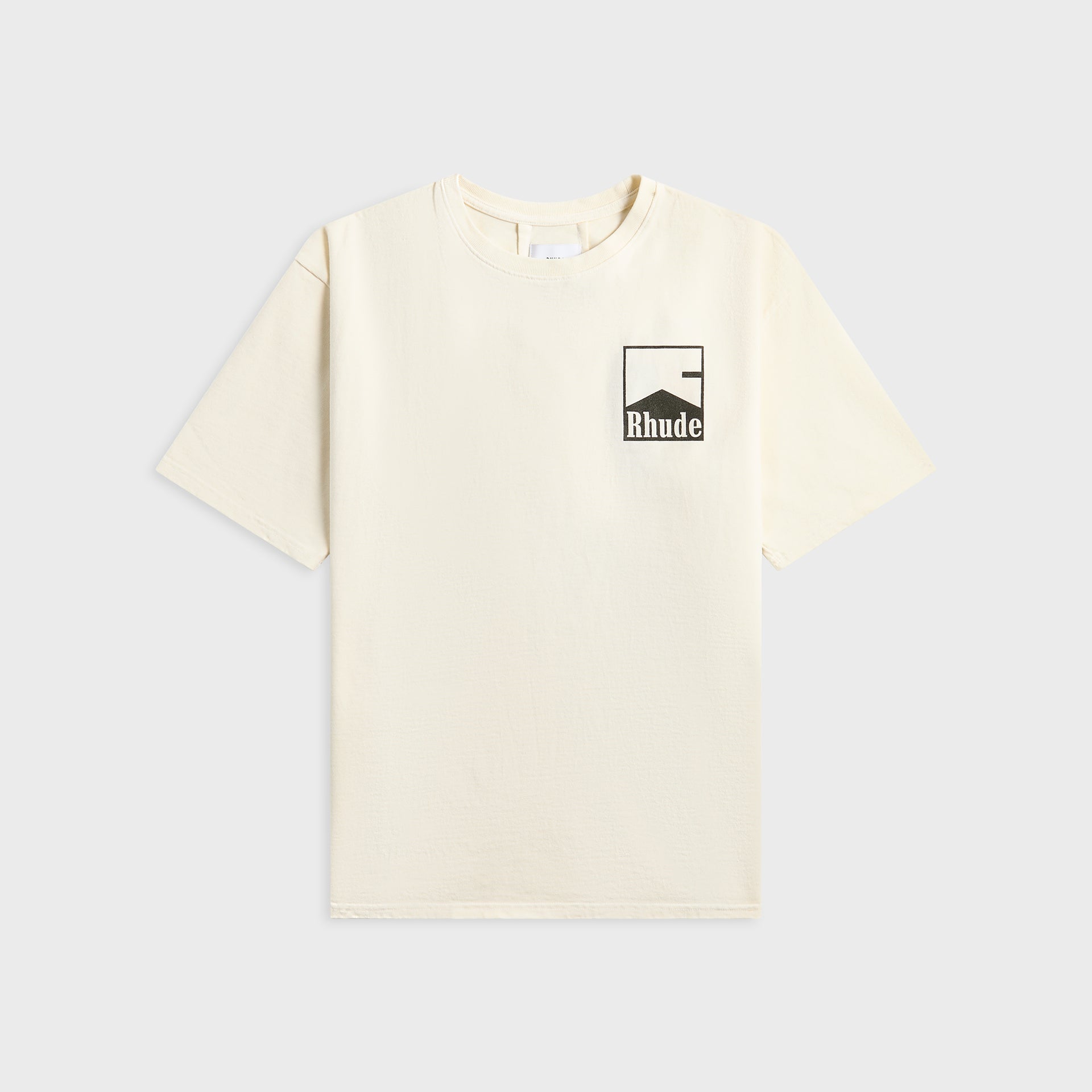 T-shirt Rhude à chevrons - Blanc vintage