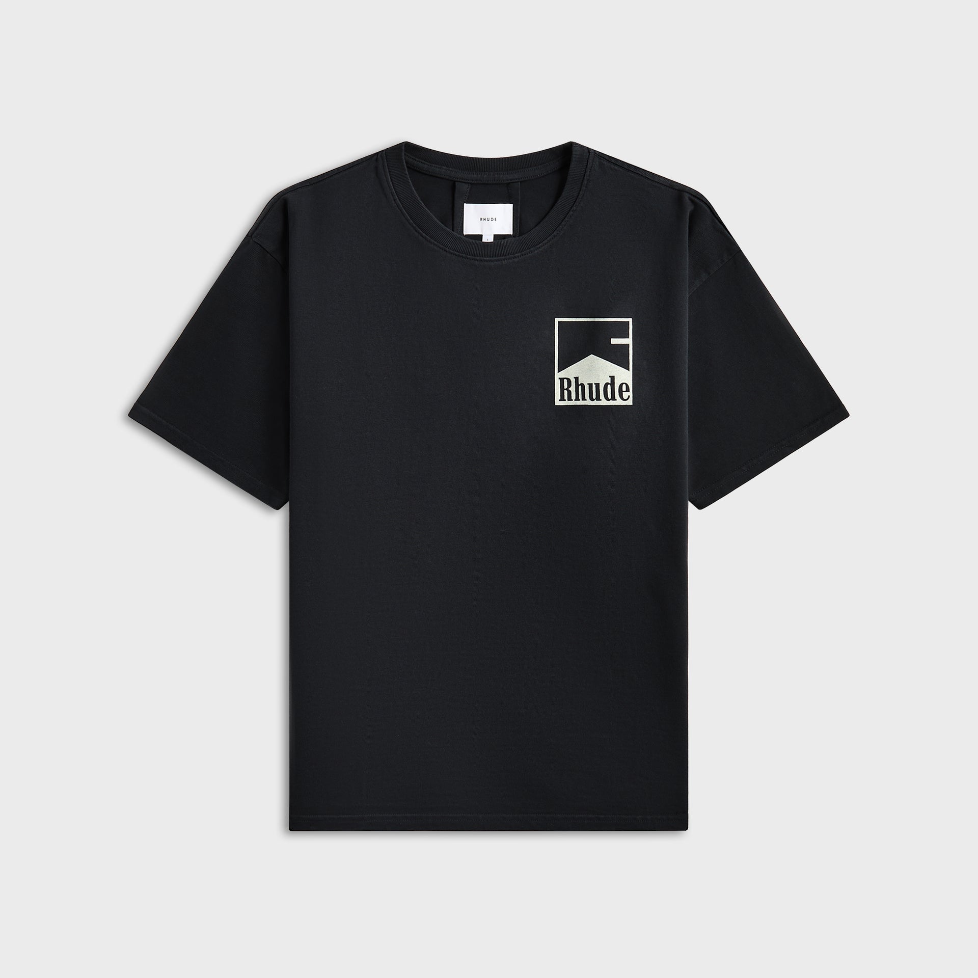 T-shirt Rhude à chevrons - Noir vintage