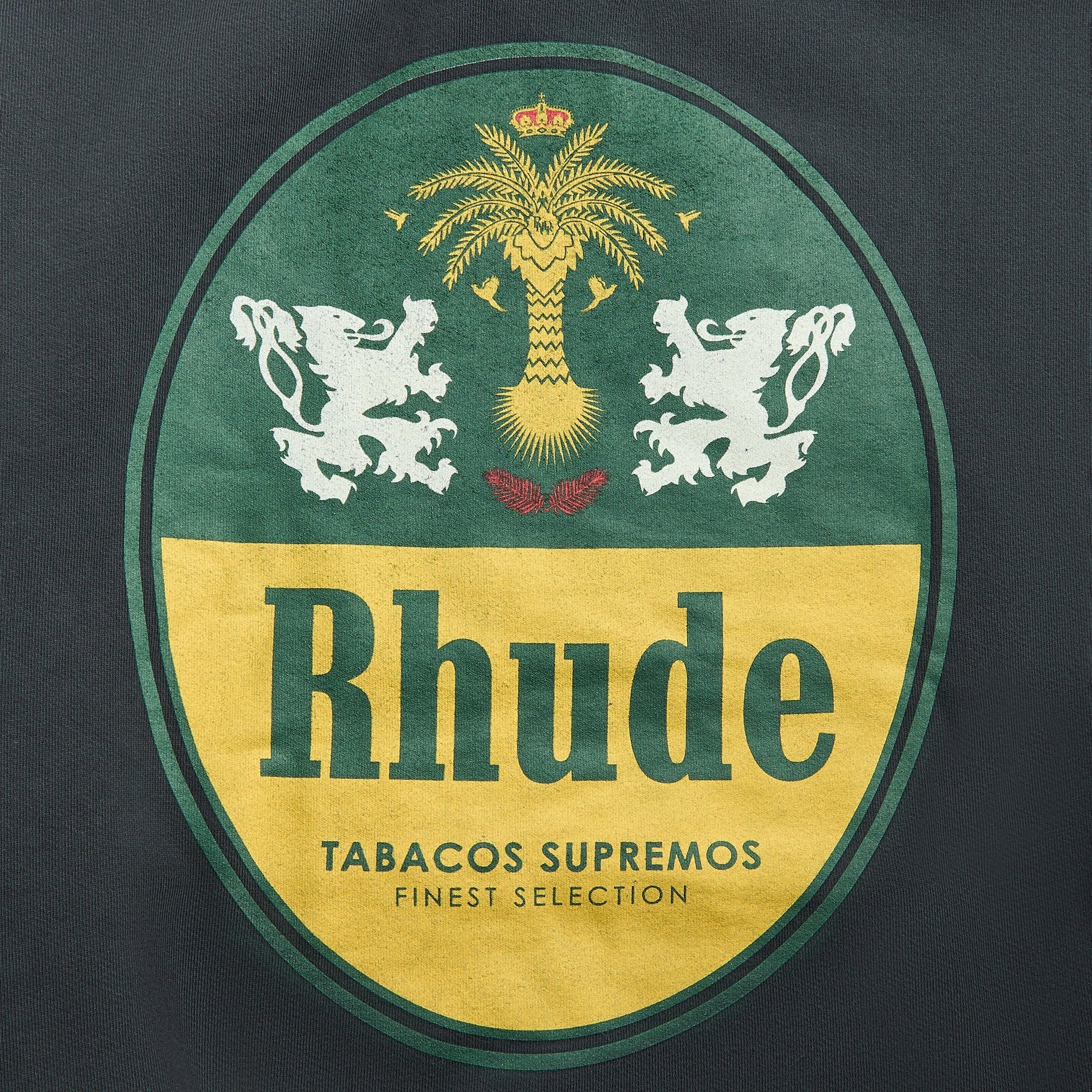 Rhude Tabaco Hoodie - Black
