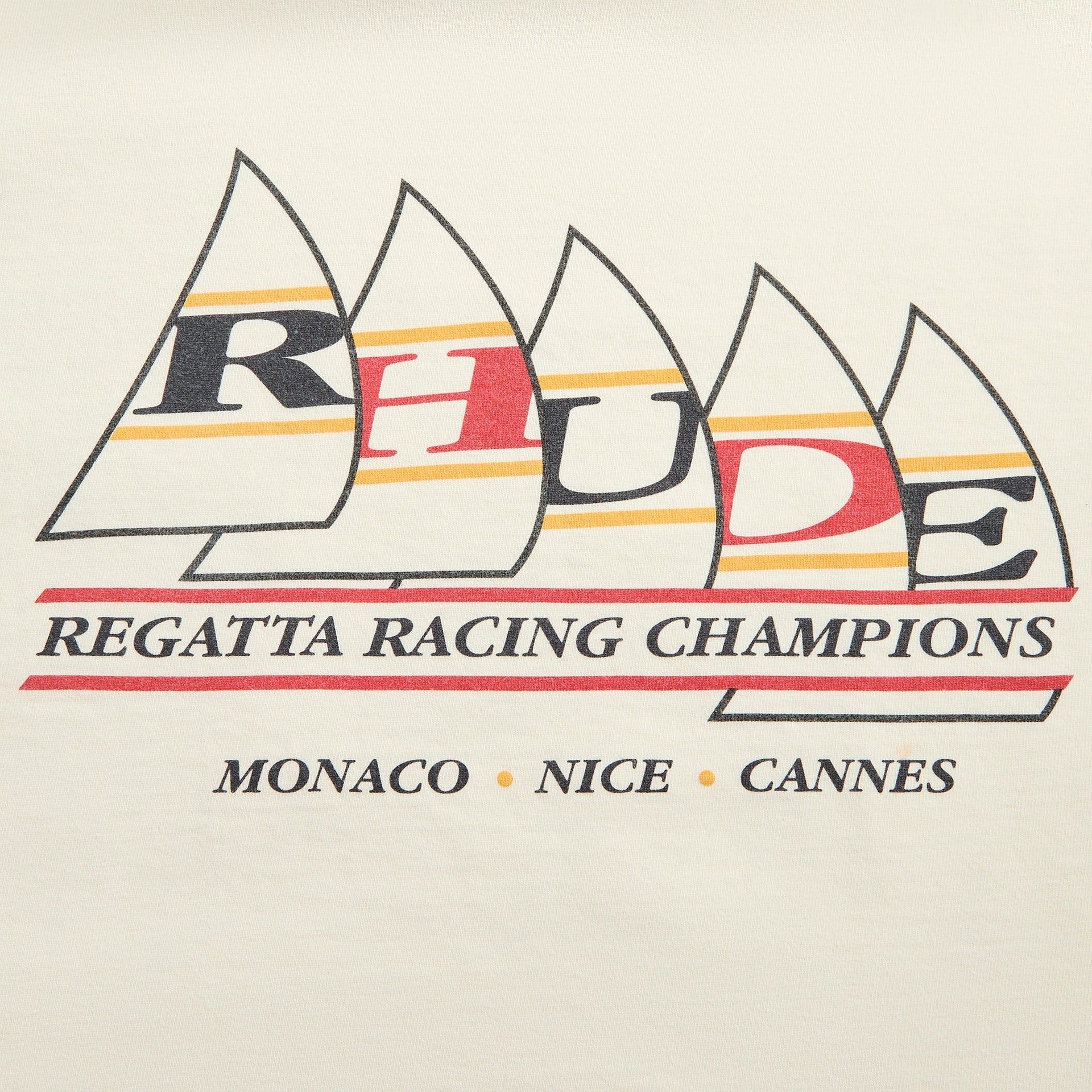 Rhude Regatta Champions Tee - Vintage White