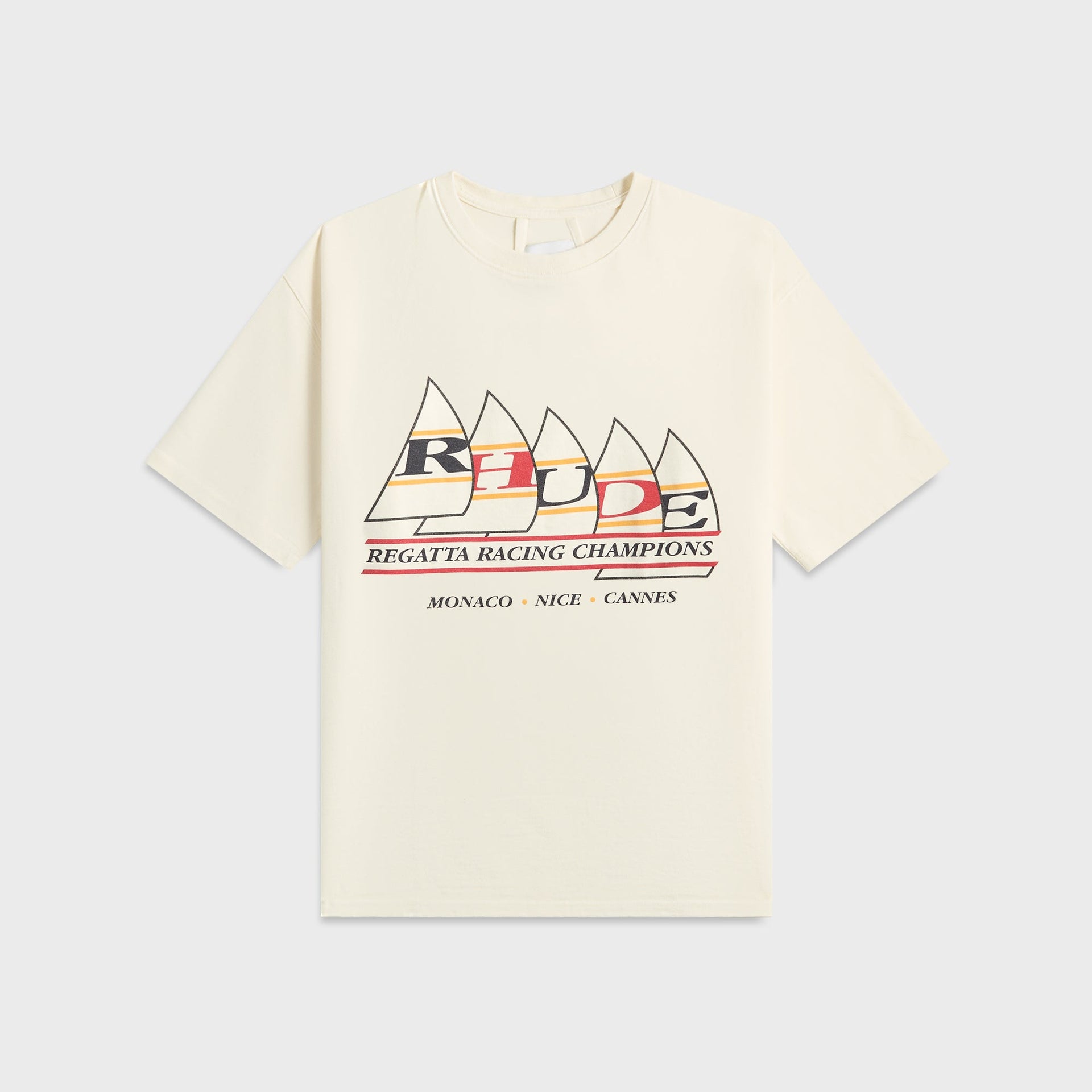 Rhude Regatta Champions Tee - Vintage White