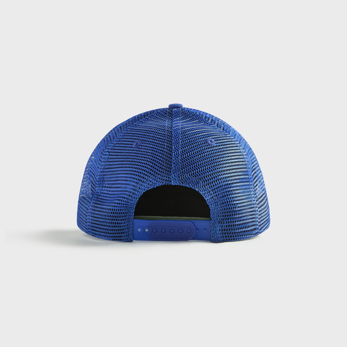 Rhude Pit Stop Trucker Hat - White / Blue / Red