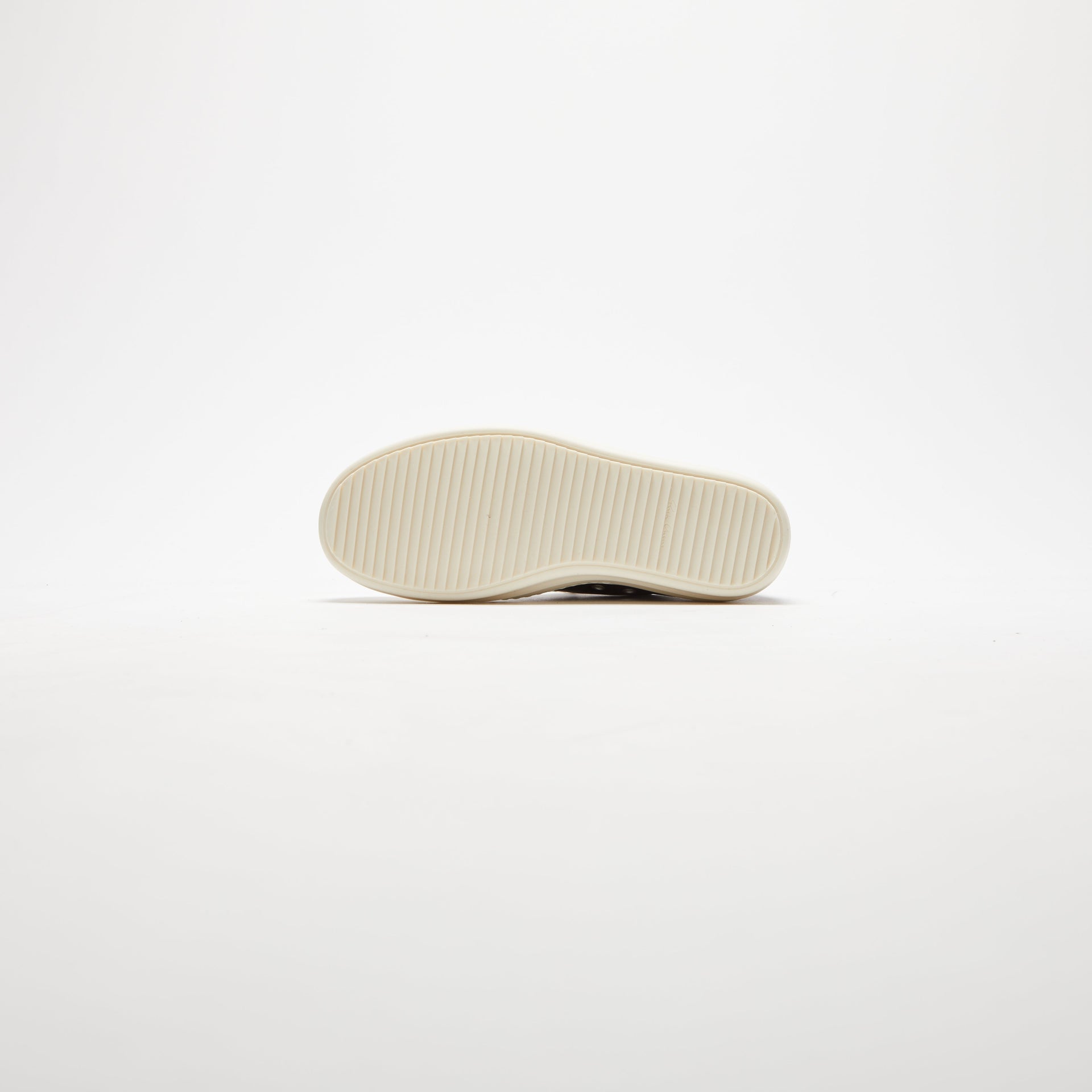 Rick Owens Porterville Low Sneaks - Black / Milk / Milk Scarpe in Pelle