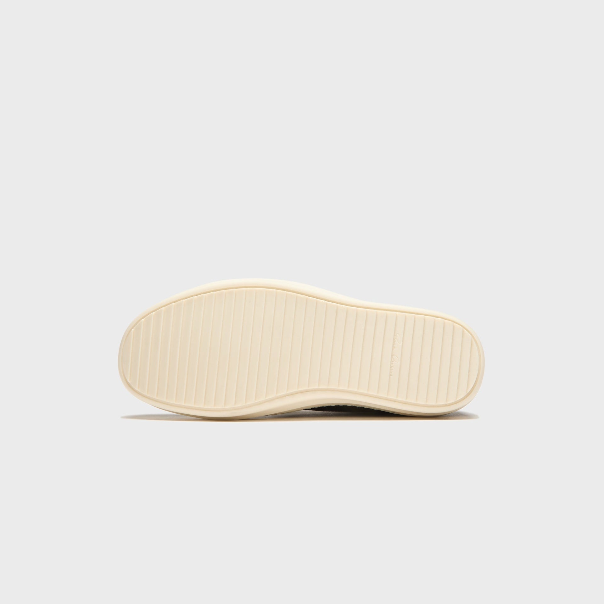 Rick Owens WMNS Black Temple Vintage Sneaks - Pelle Black / Milk / Milk