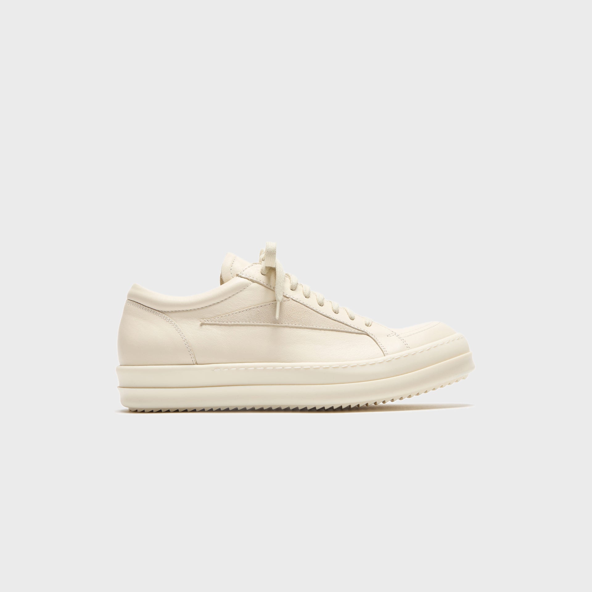 Rick Owens Vintage Sneaks - Scarpe In Pelle Milk / Milk / Milk