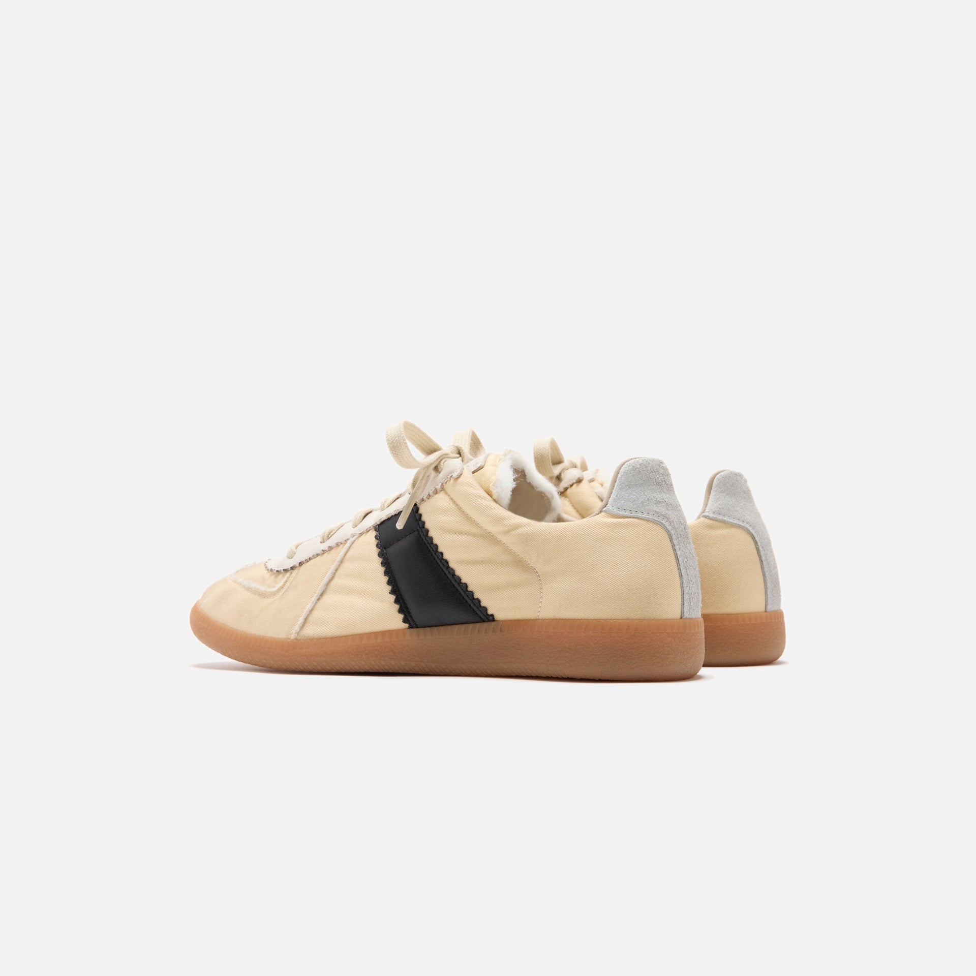 Baskets répliques Maison Margiela - Jaune Drill Vintage