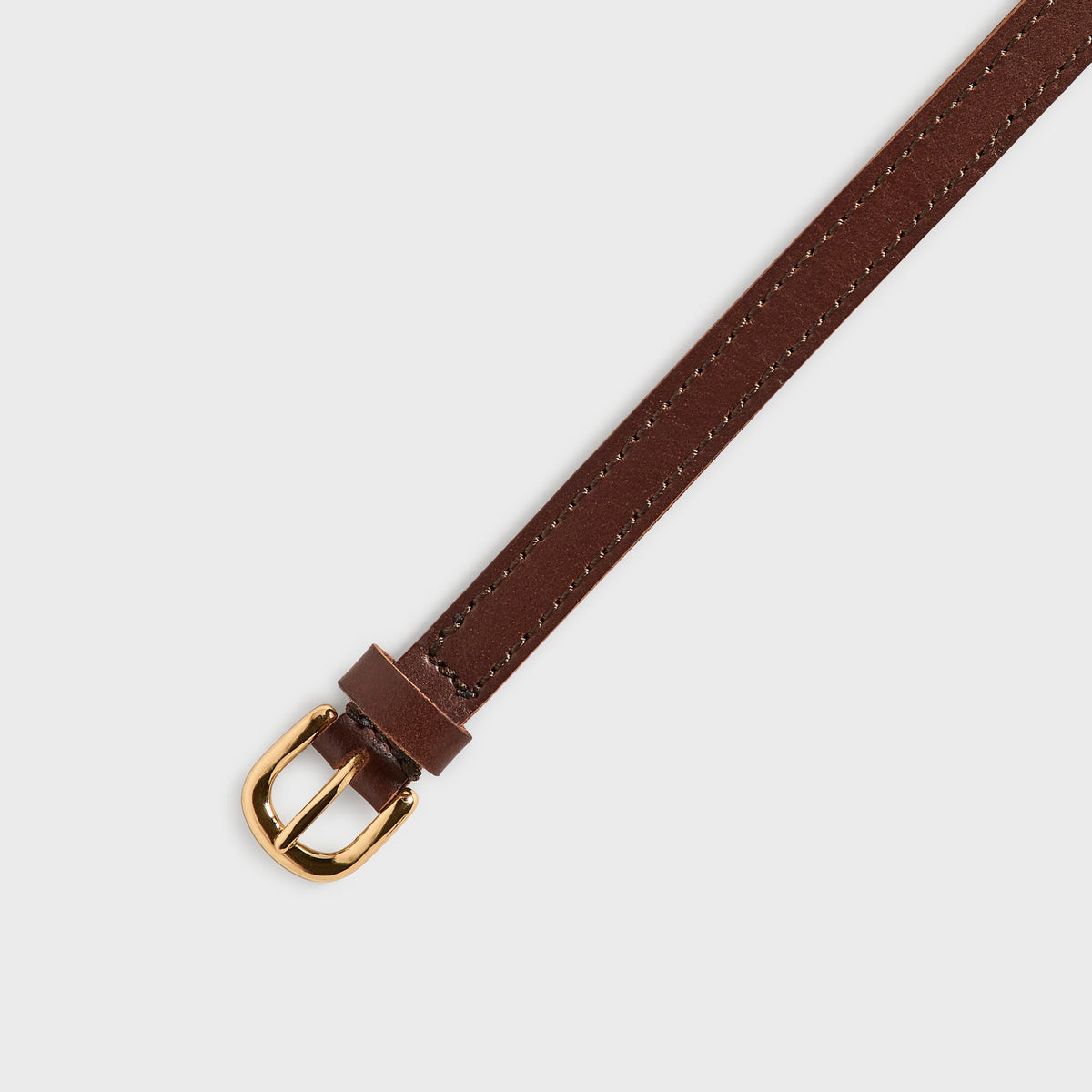 Kith 101 for SEVEN BY SEVEN String Braided Leather Long Belt - Mocha - PH