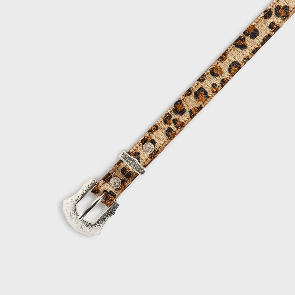 Kith 101 for SEVEN BY SEVEN String Leather Ponyhair Belt - Multi - PH