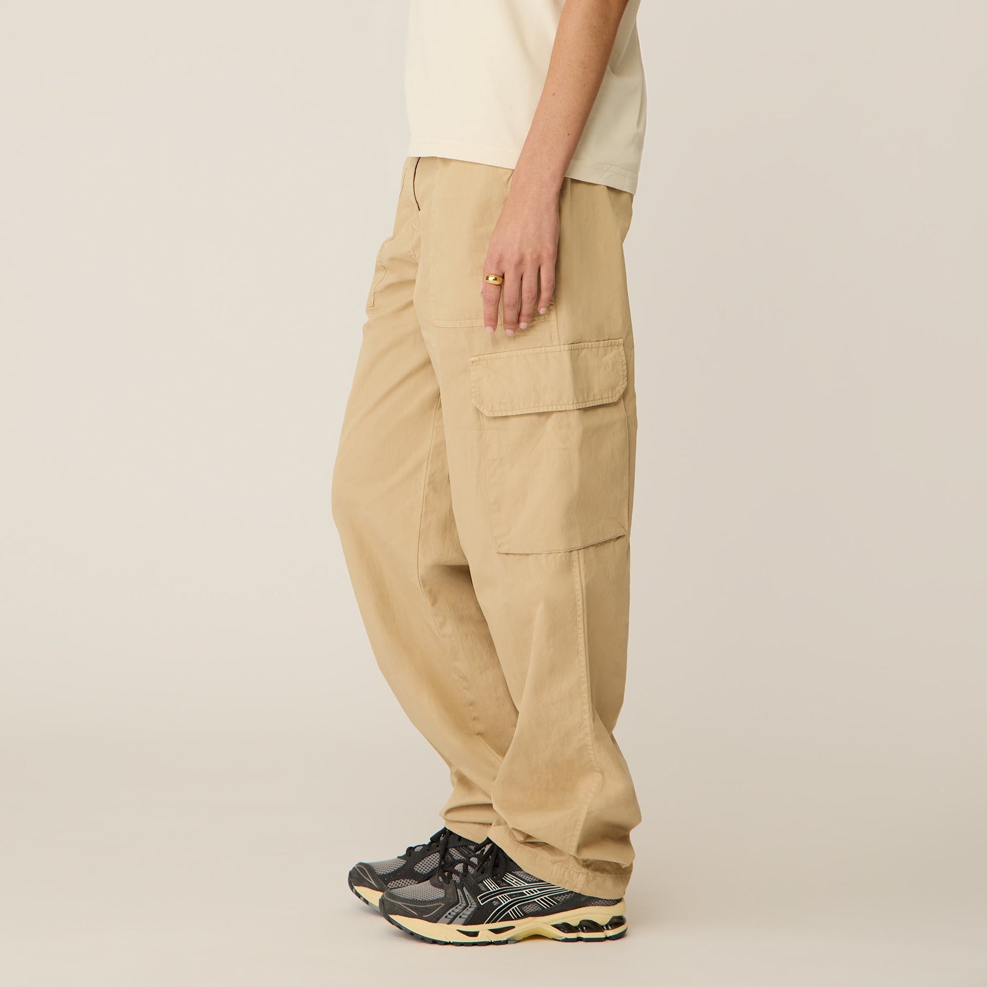 Kith Women Evans Cotton Nylon Utility Pant - Canvas