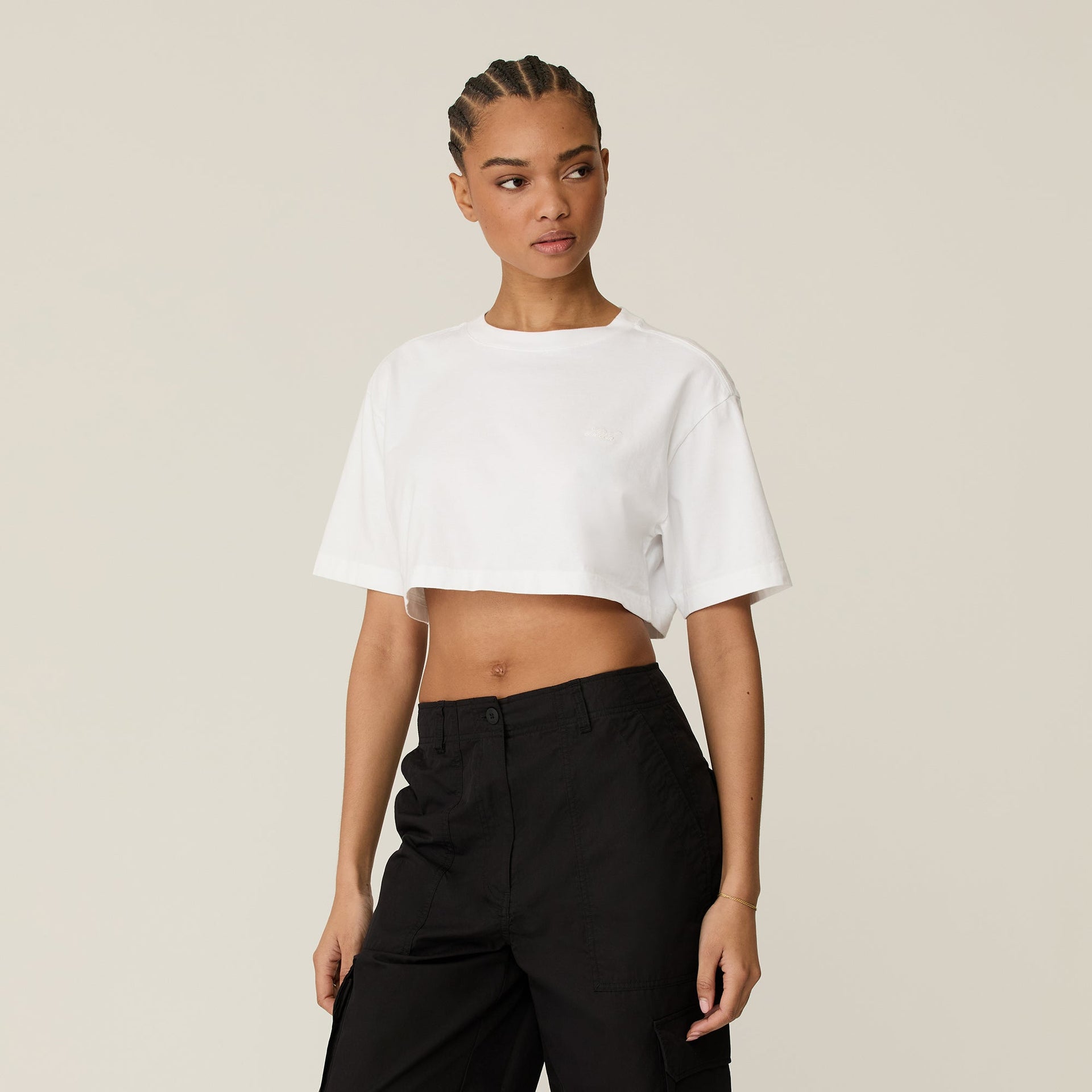 Kith Women Fei Cropped Tee - White