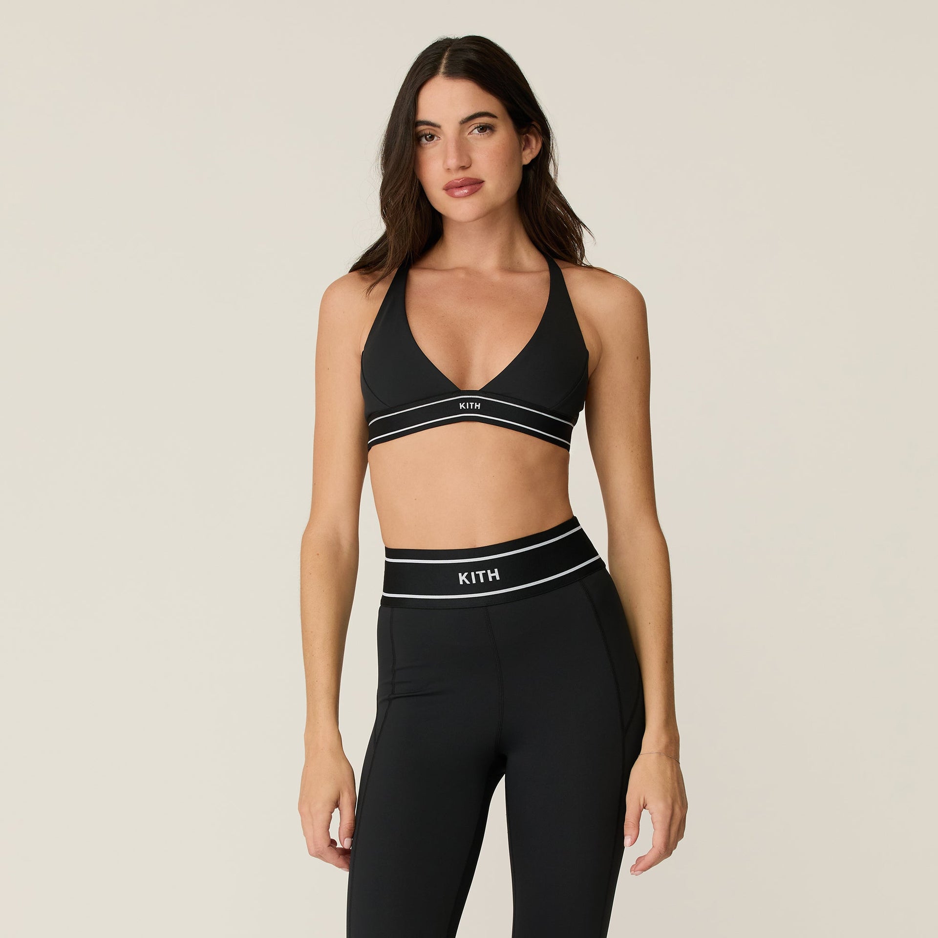 Kith Women Cay Plunge Active Bra - Black