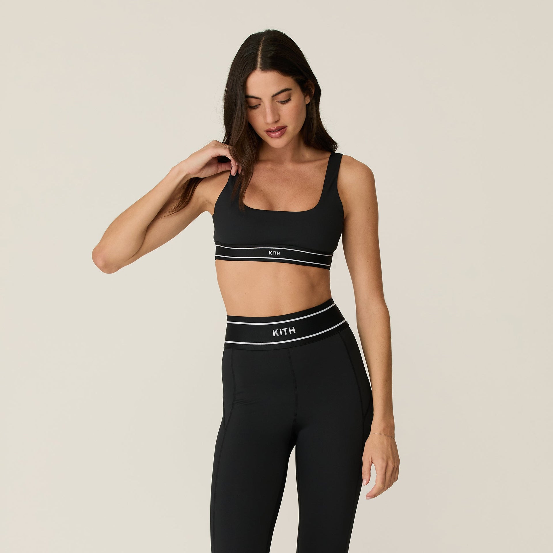 Kith Women Elle U-Neck Active Bra - Black