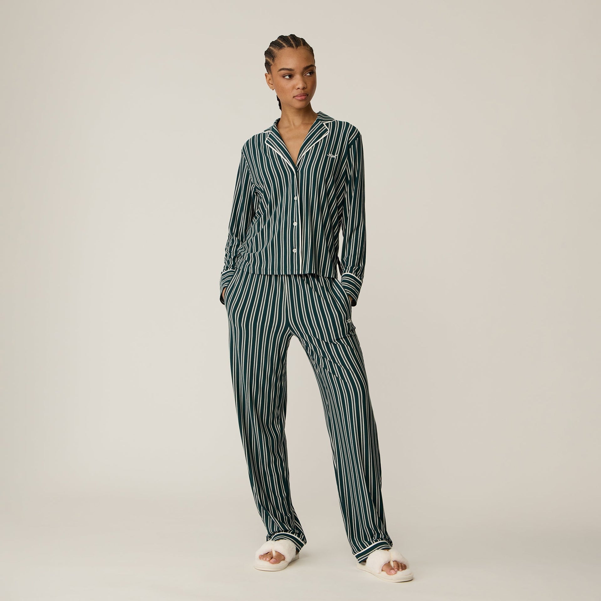 Kith Women Striped Pajama Set - Chronicle