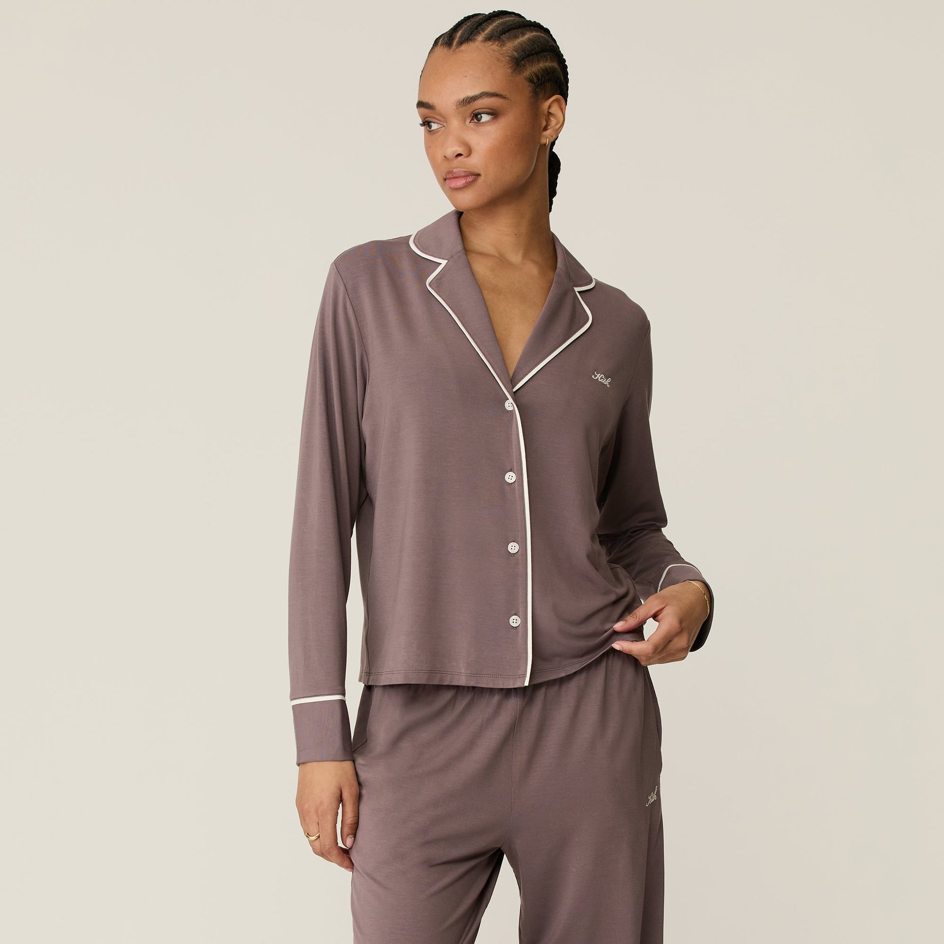 Kith Women Pajama Set - Aubergine