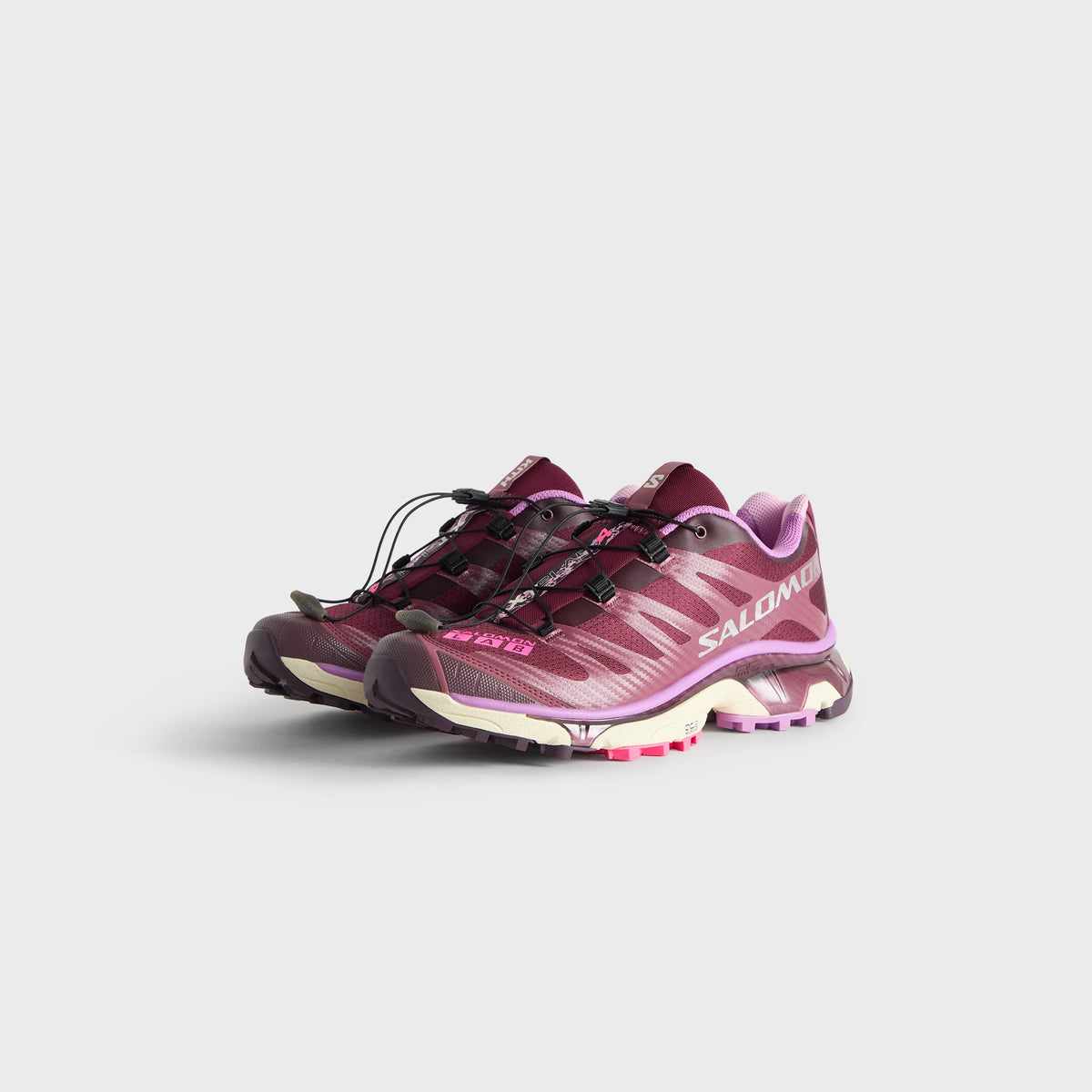 Kith for Salomon XT-4 OG - Maroon Banner / Nocturne / Knockout Pink