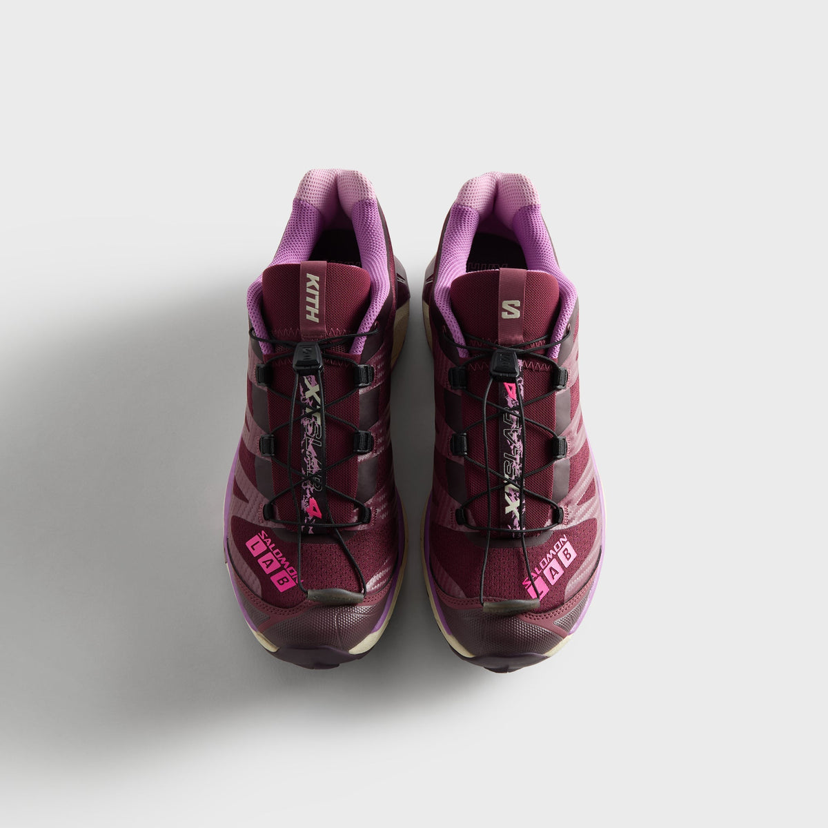 Kith for Salomon XT-4 OG - Maroon Banner / Nocturne / Knockout Pink - PH