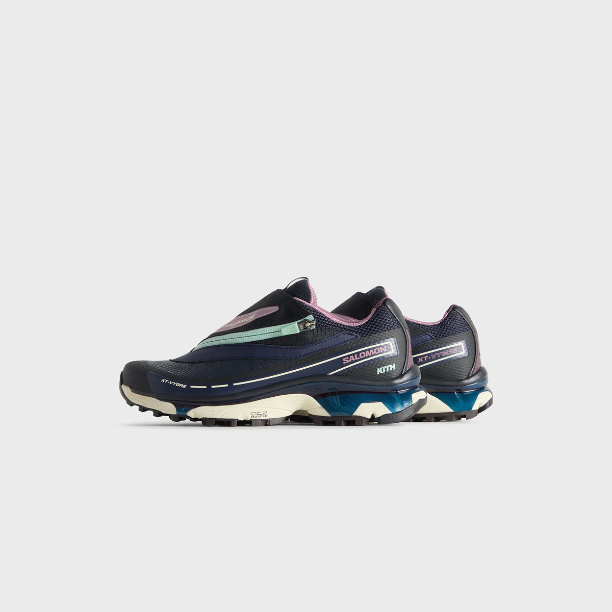 Kith for Salomon XT-VYGR 2 - Dark Navy / Dusky Orchid / Transparent - PH