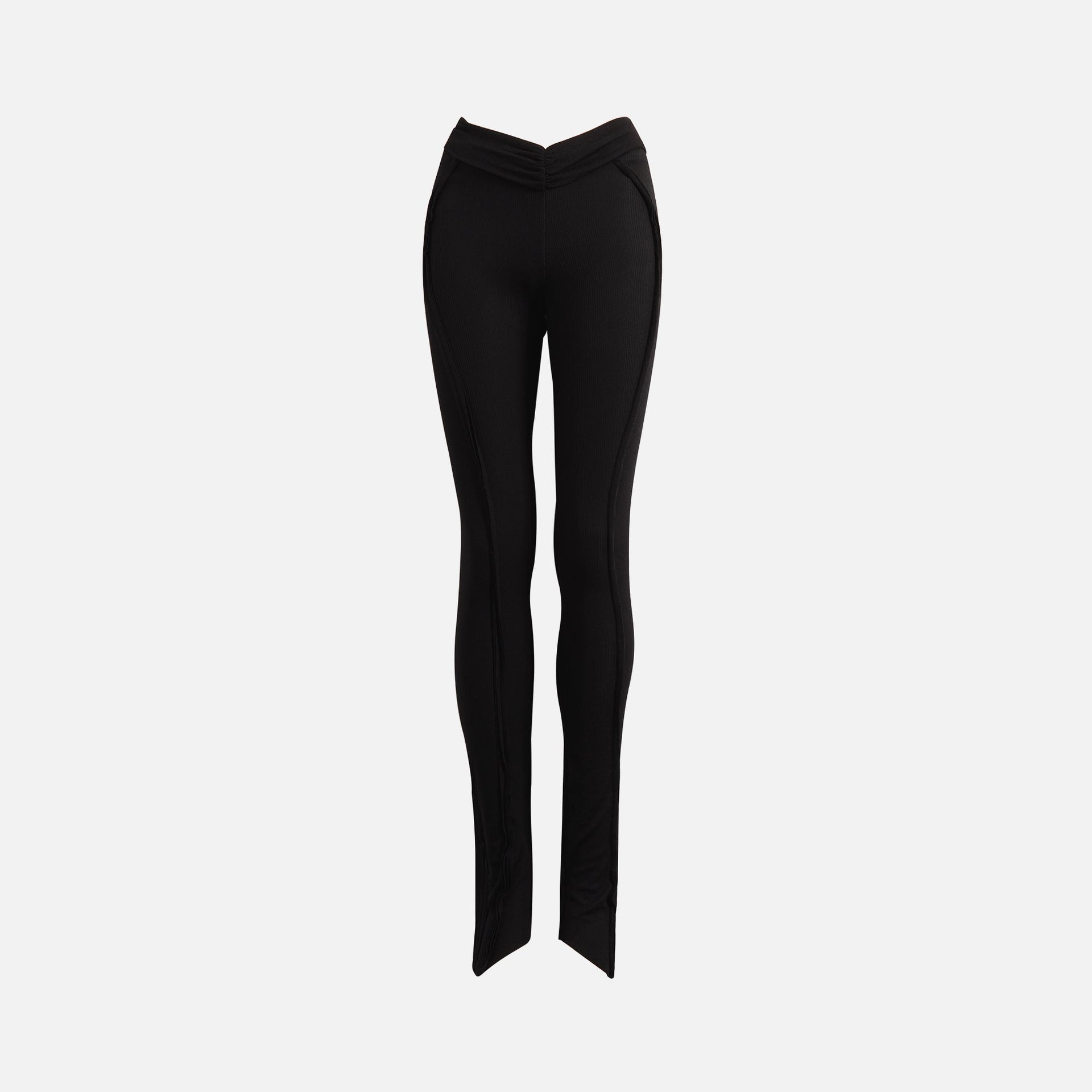 Sami Miro Vintage Fold Over Pant - Black