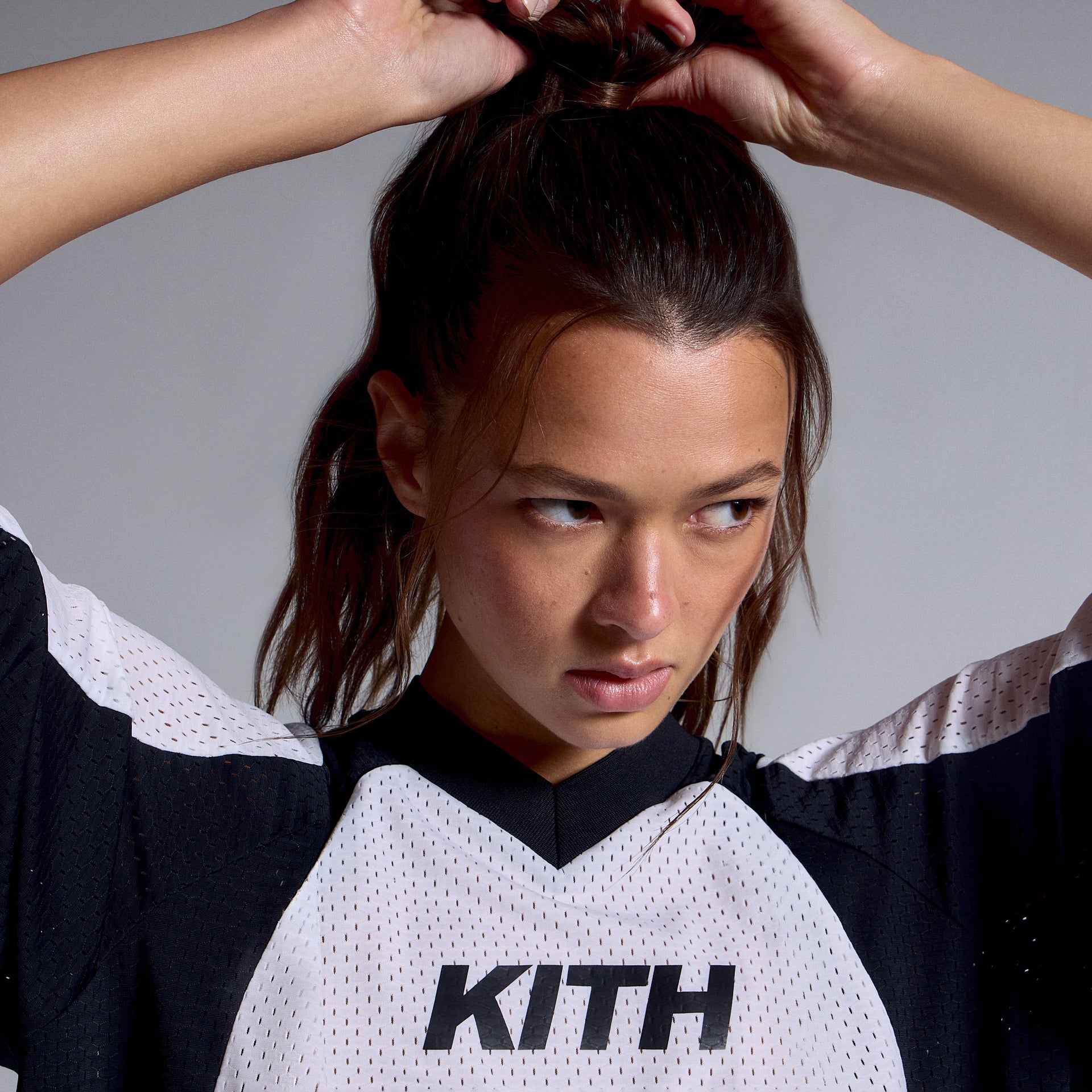 Kith Women Ridley II Mesh Short Sleeve Tee - White - PH