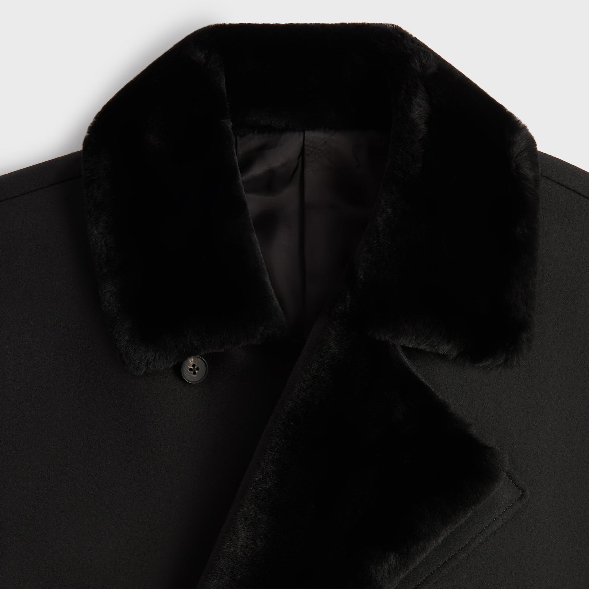 Kith 101 for ssstein Double Lapeled Double Breasted Coat - Black