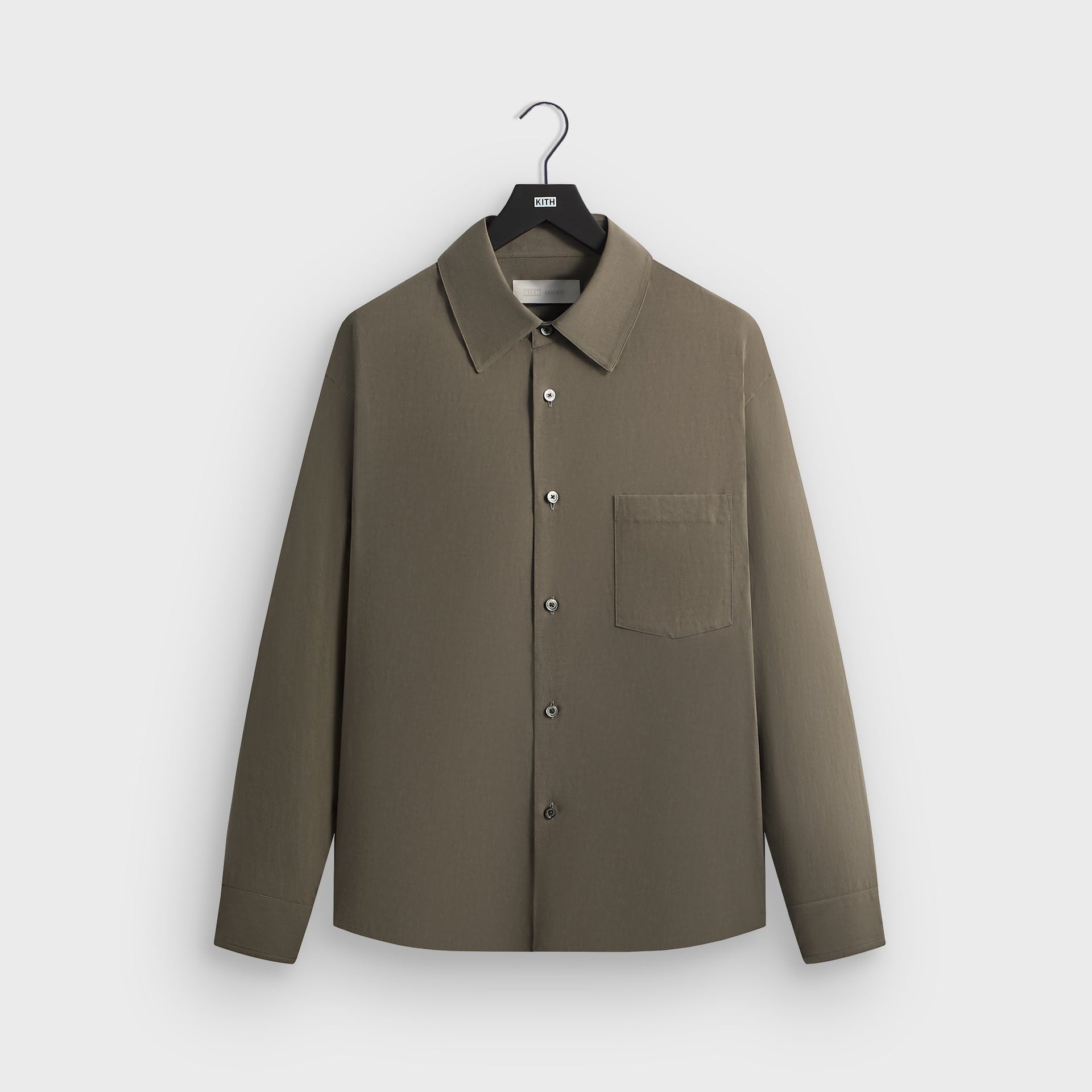 Kith 101 for ssstein Rayon Linen Button Down Shirt - Everglades