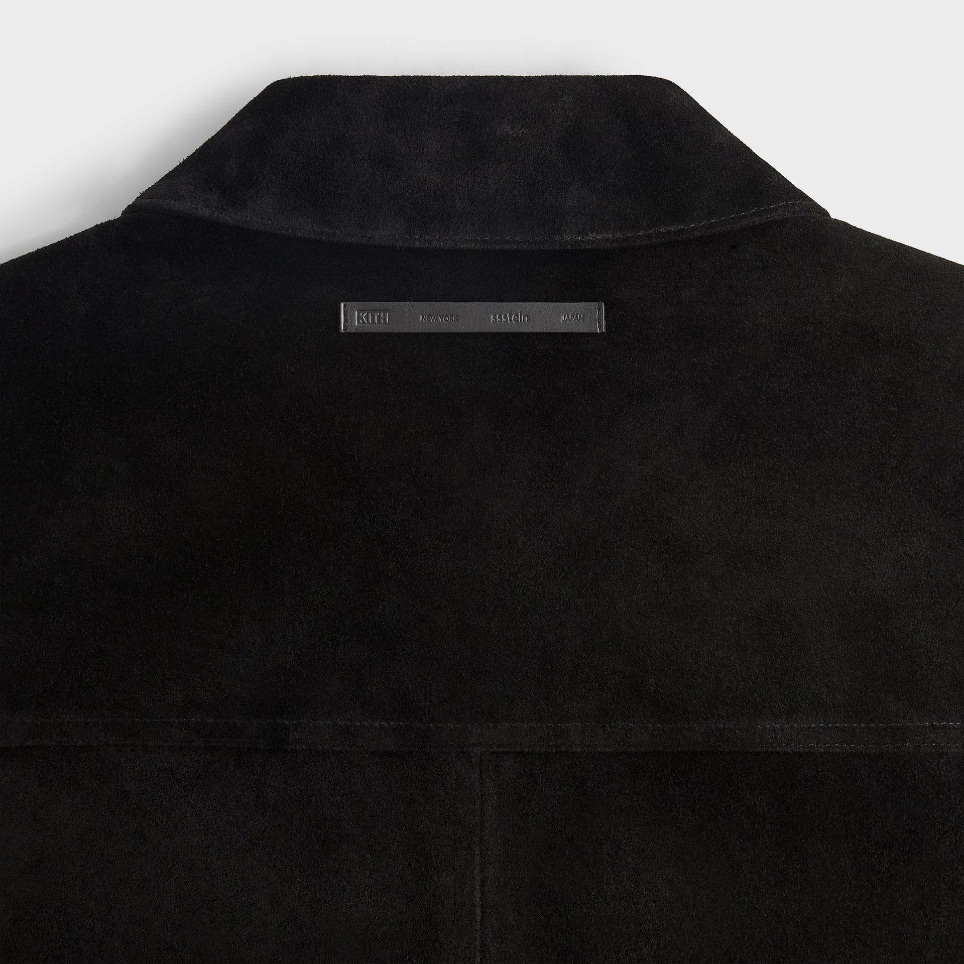 Kith 101 for ssstein Suede Zip Front Jacket - Black