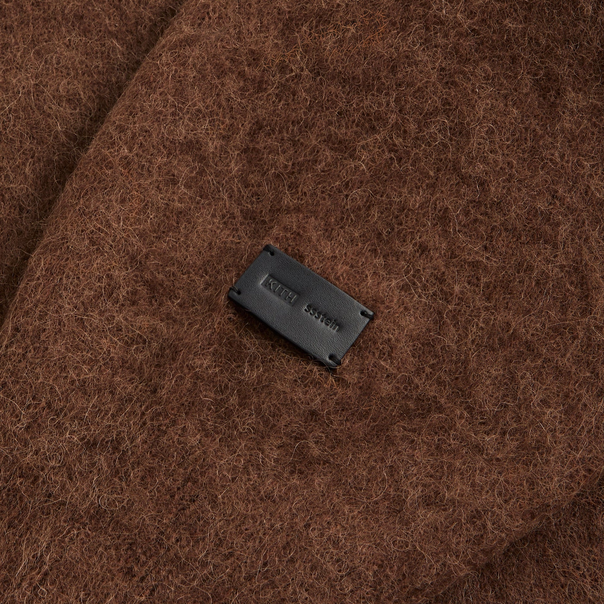 Kith 101 for ssstein Wool Alpaca Knit Crewneck Pullover - Mulch