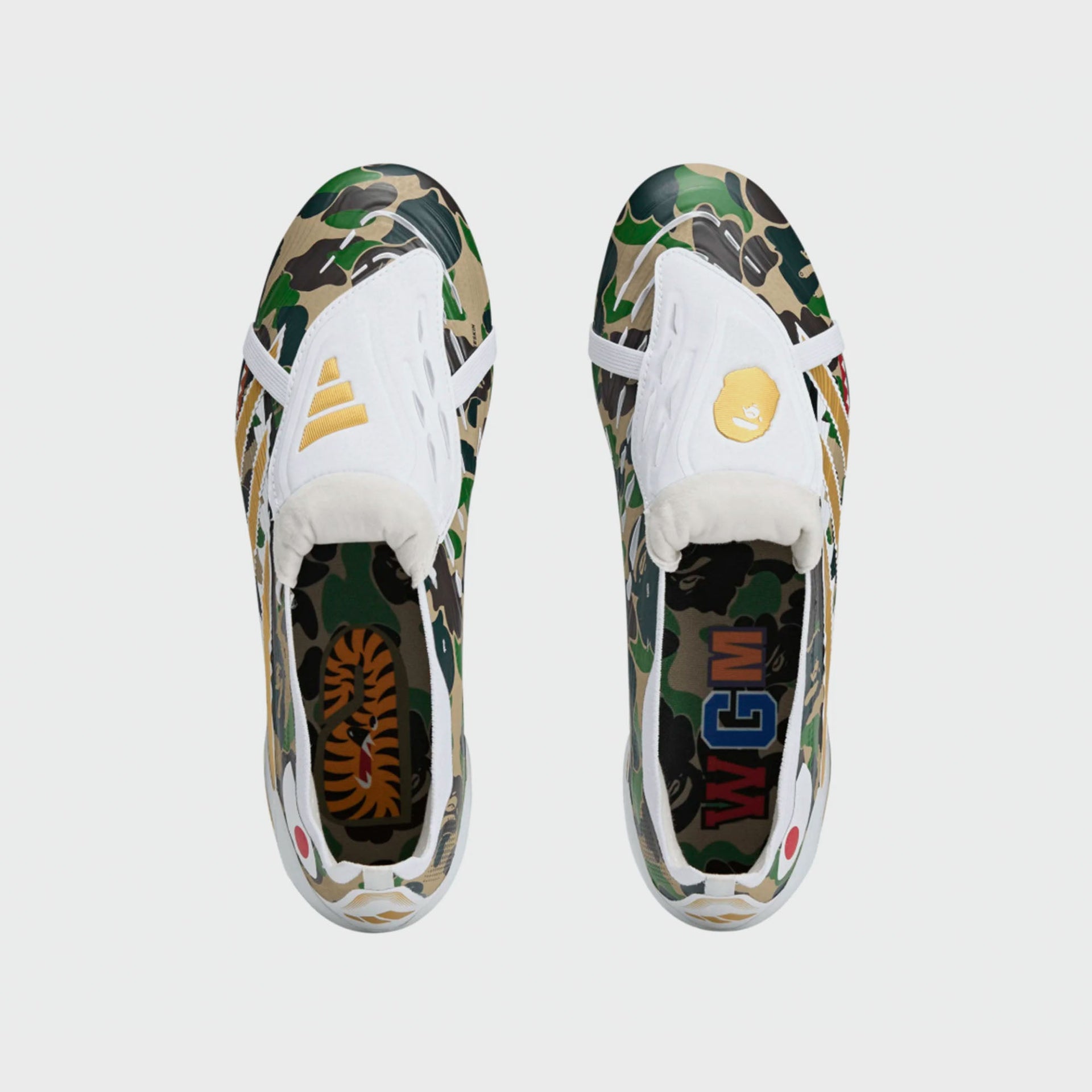 adidas x BAPE Predator Elite Ft Fg - Hemp / Gold Metallic / Cloud White