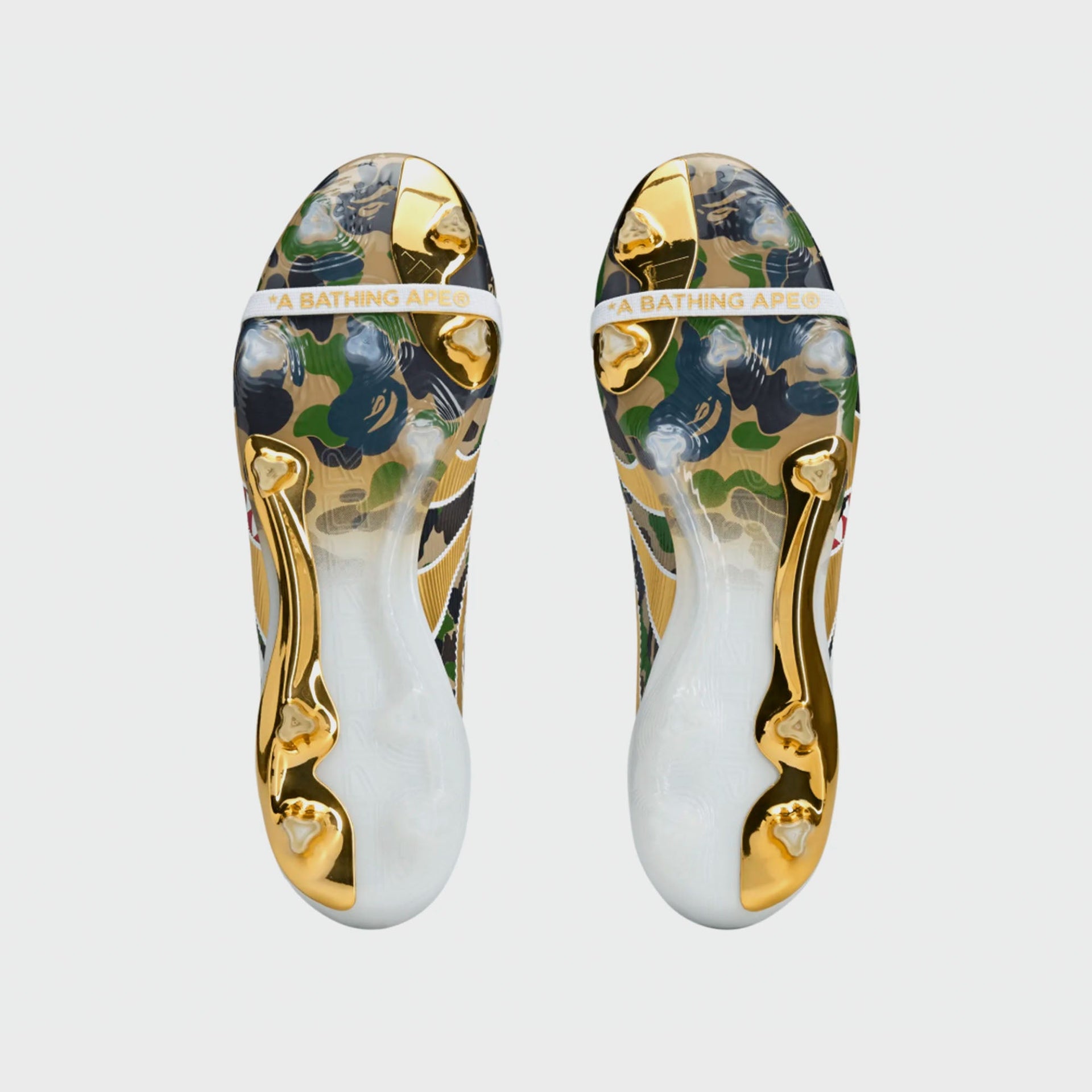 adidas x BAPE Predator Elite Ft Fg - Hemp / Gold Metallic / Cloud White