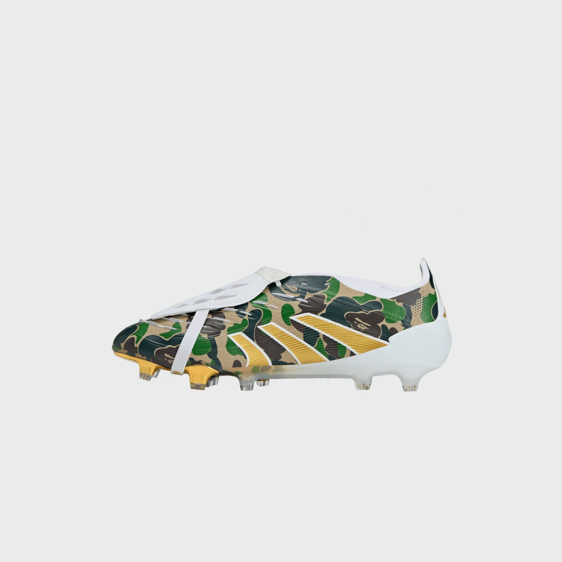 adidas x BAPE Predator Elite Ft Fg - Hemp / Gold Metallic / Cloud White
