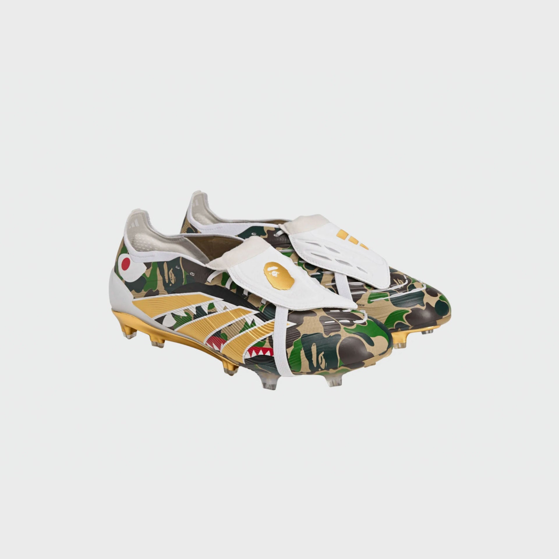 adidas x BAPE Predator Elite Ft Fg - Hemp / Gold Metallic / Cloud White